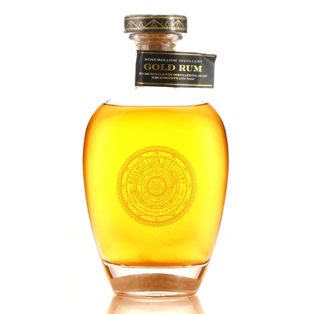 Image of the front of the bottle of the rum Gold Rum