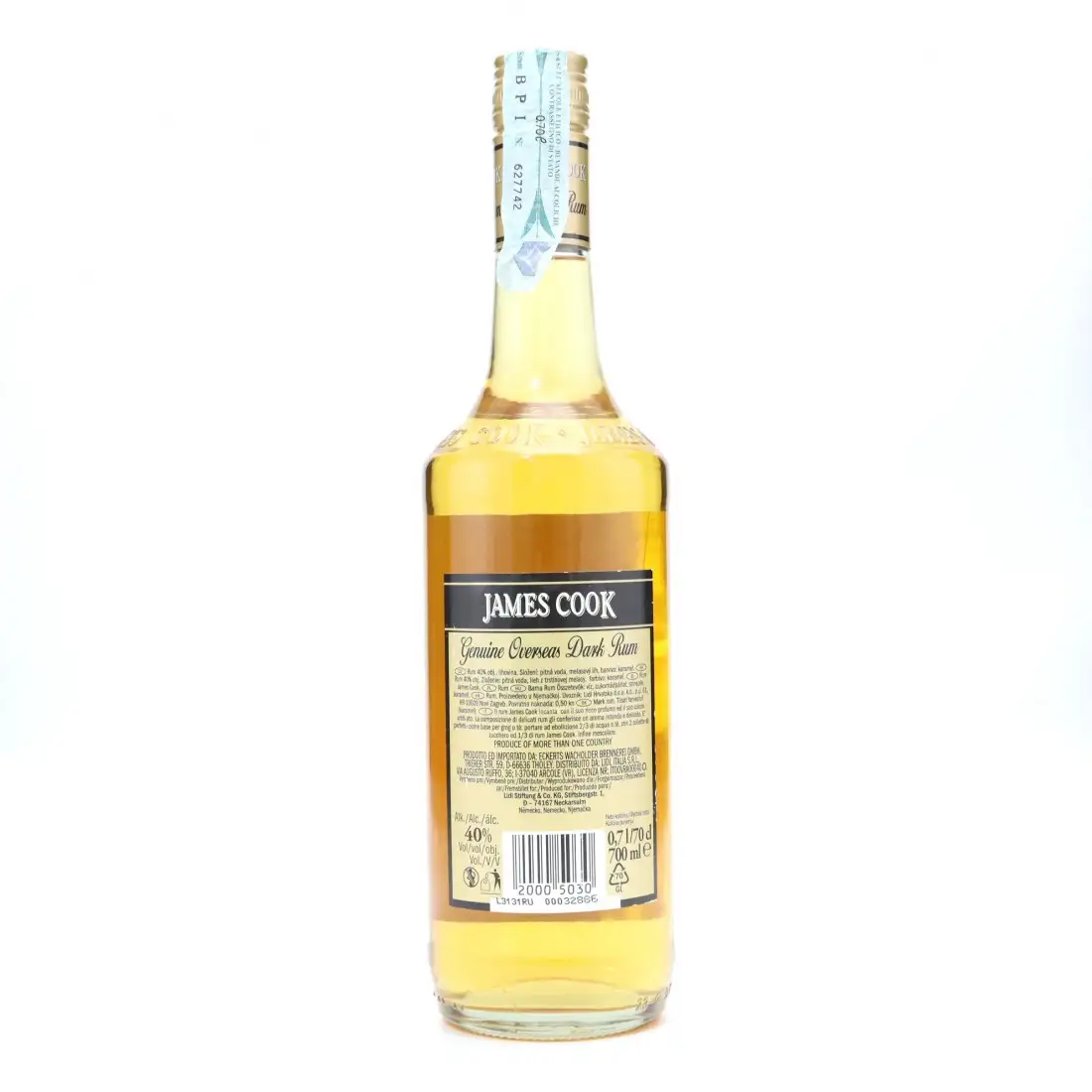 James Cook Genuine Overseas Dark Rum 40% | RX10284 | RumX