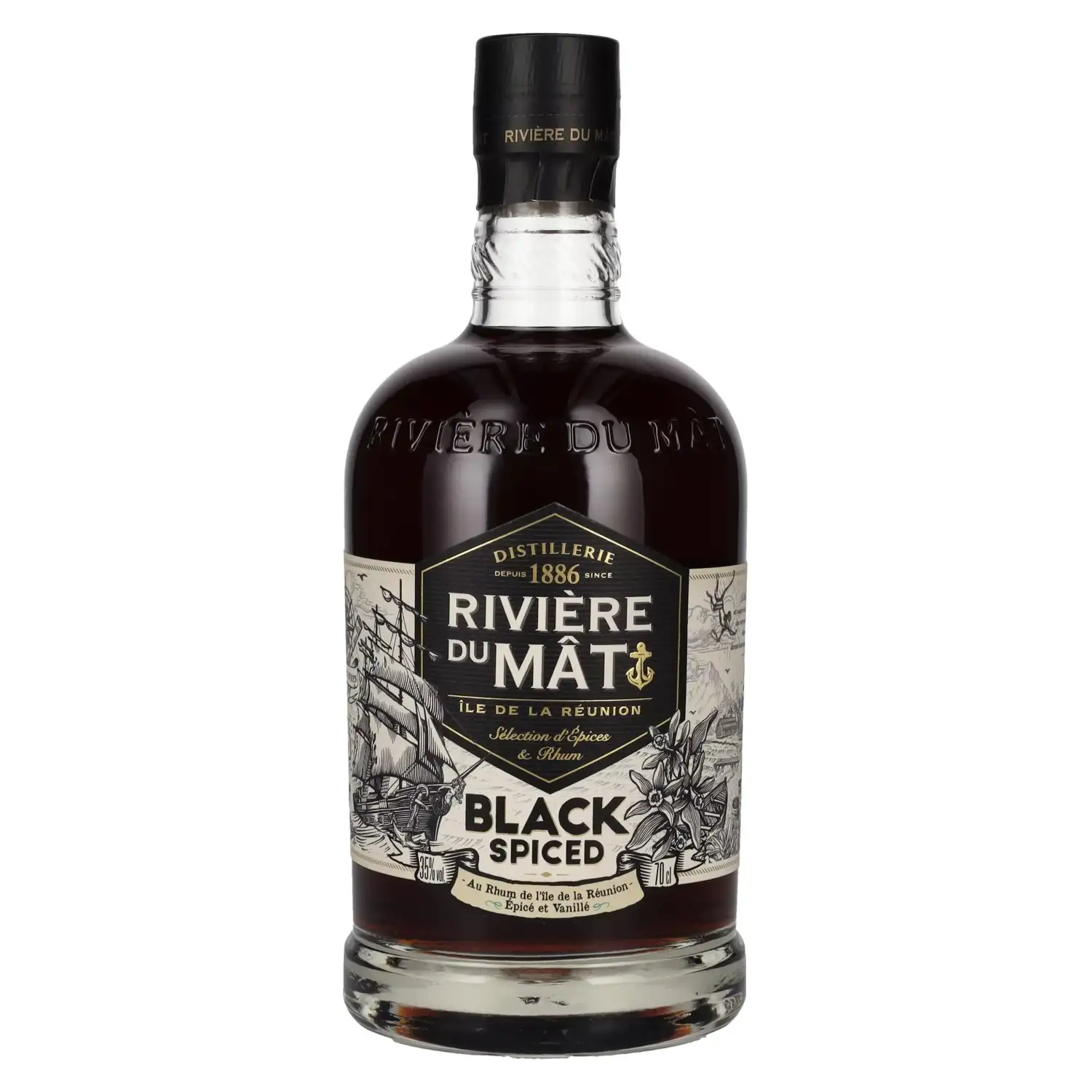 Bottle of Rivière du Mât Black Spiced