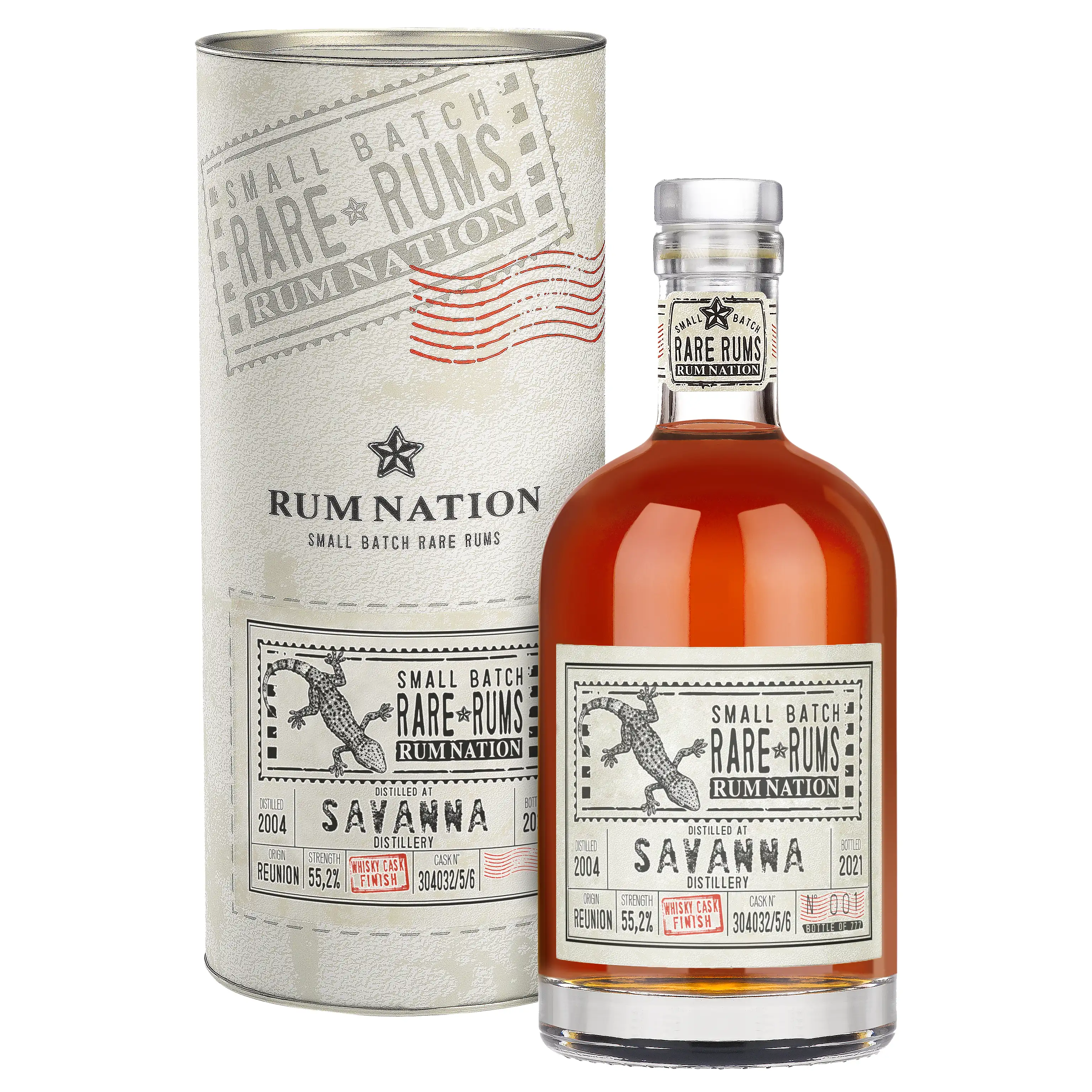 Bottle of Rum Nation Savanna Small Batch Rare Rums 2004