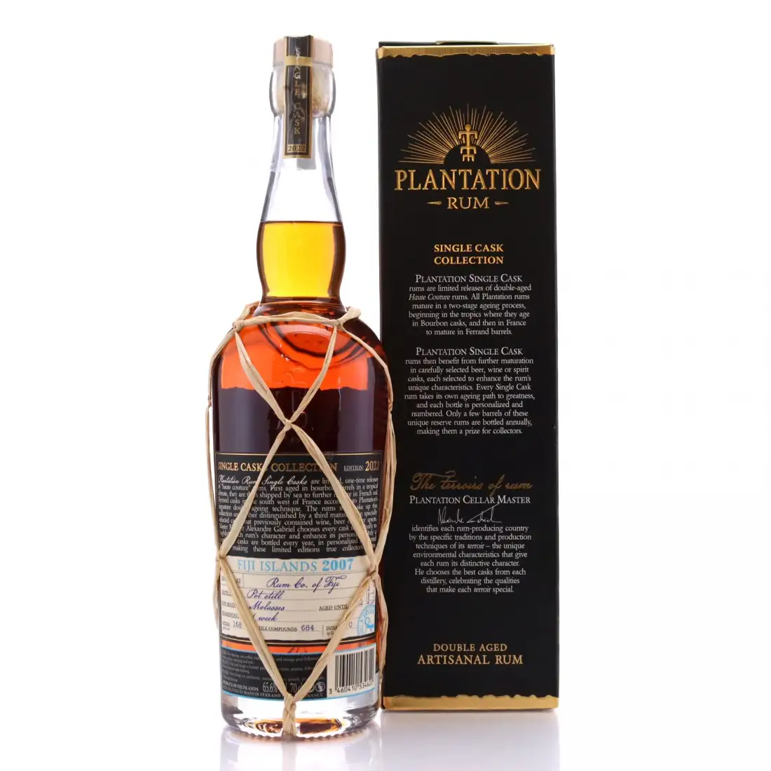 South Pacific Plantation Fiji Islands 2007 (Finished in Ferrand 10  Générations cask) 2007 15yr 65,6% | RX13439 | RumX