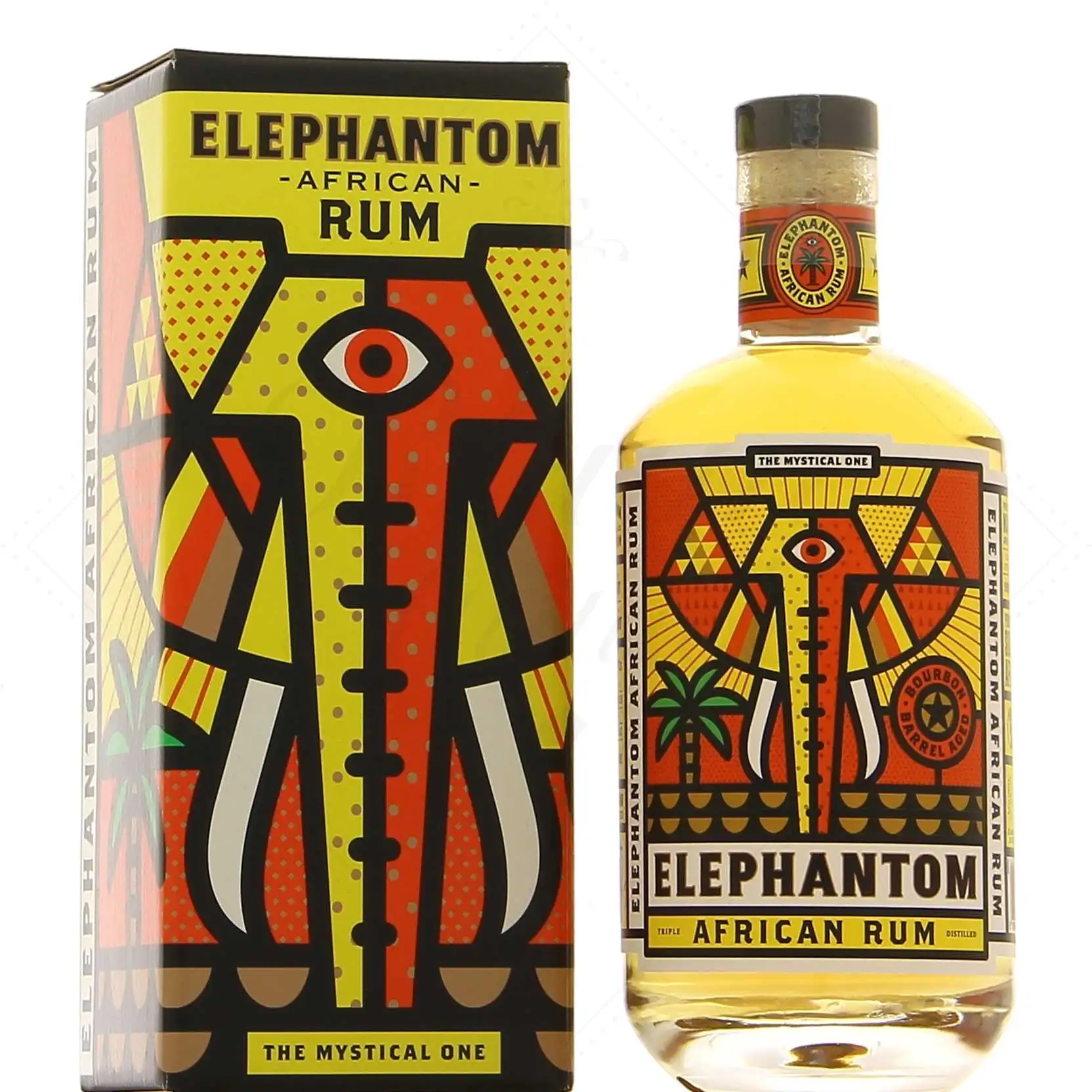 Bottle of Kinship Spirits Co. Elephantom African Dark Rum (The Mystical One)