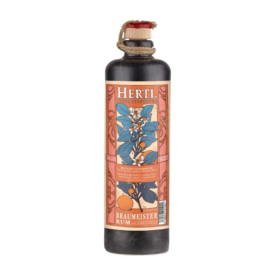 Bottle of Hertl Braumanufaktur Braumeister Rum
