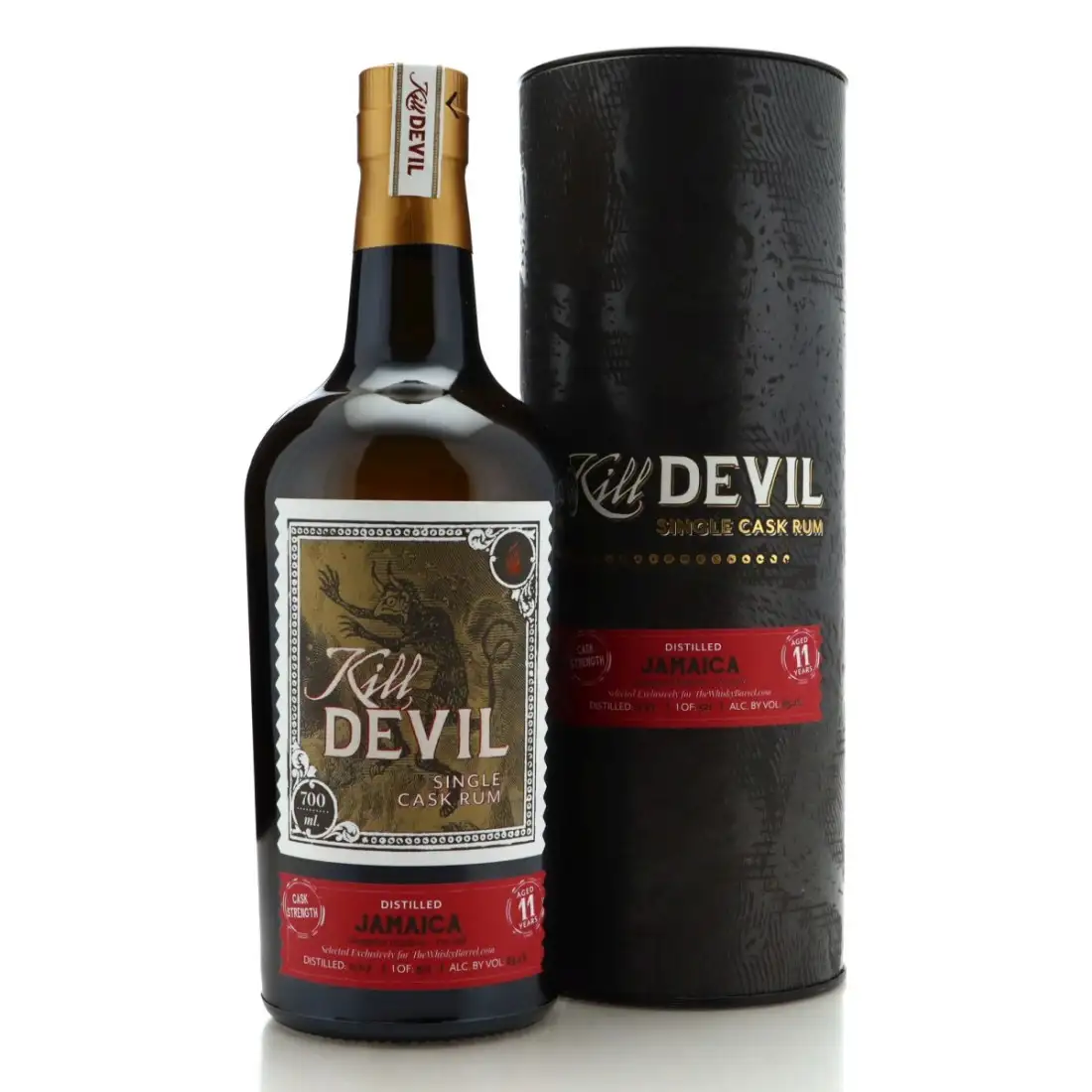 Image of the front of the bottle of the rumKill Devil (The Whisky Barrel) C<>H