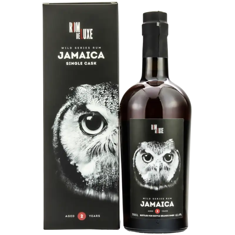 Image of the front of the bottle of the rum Wild Series Rum Jamaica No. 44 LROK