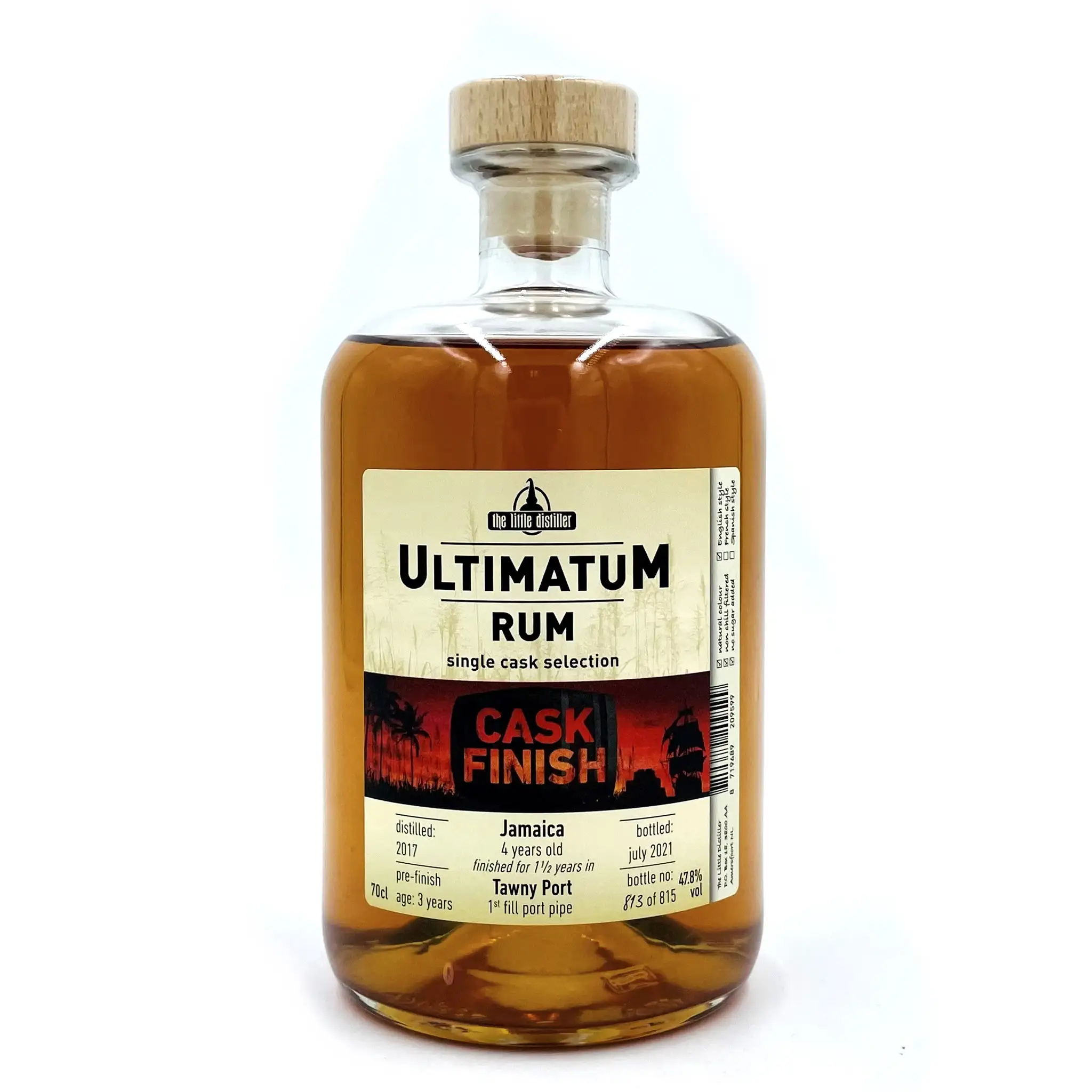The Little Distiller Ultimatum Rum Jamaica Tawny Port Cask Finish 2017