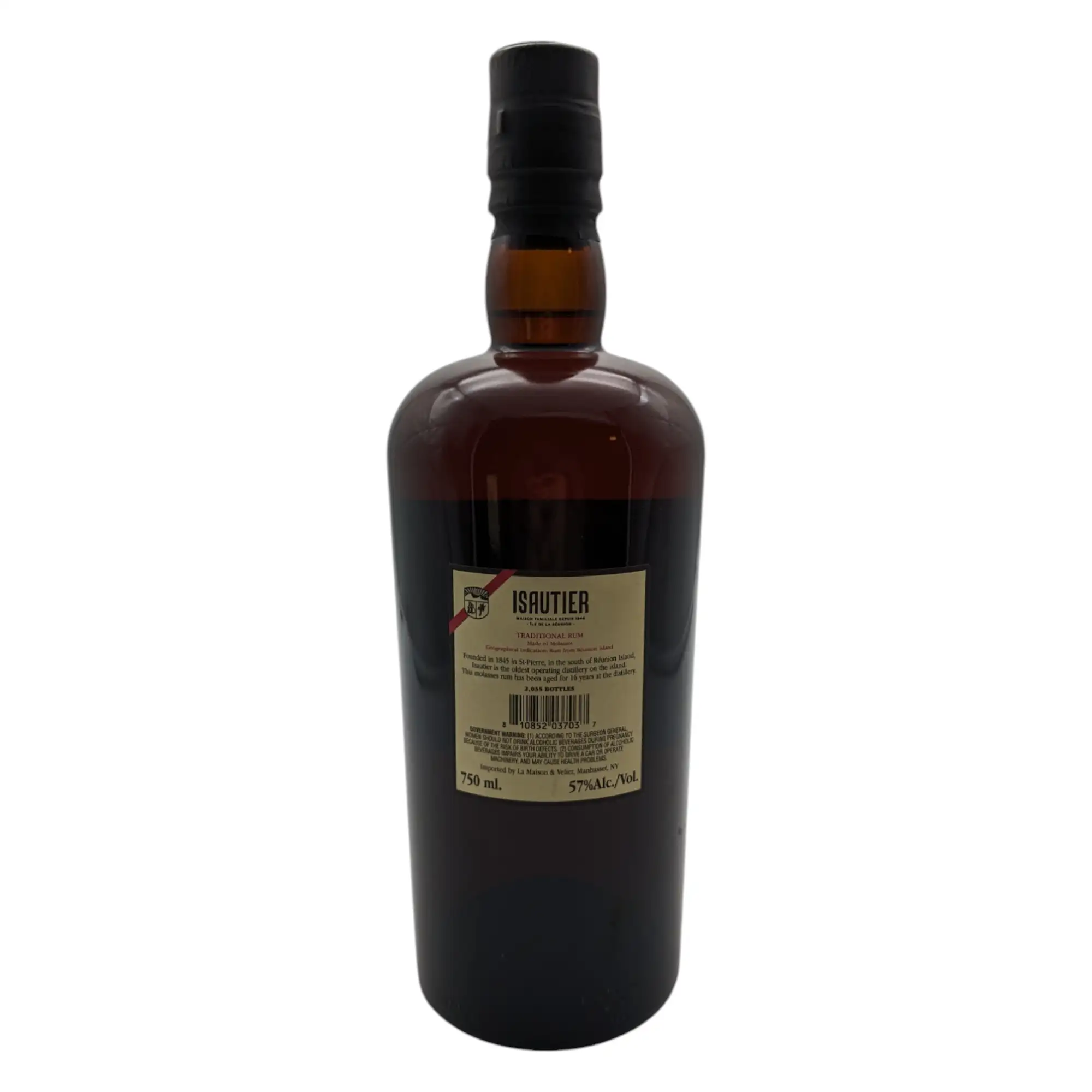 High resolution image of Velier Isautier Traditional Rum (Small Batch) 2006