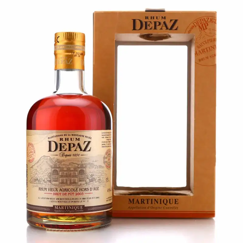 Hochauflösendes Bild von Depaz Brut de fût 2003