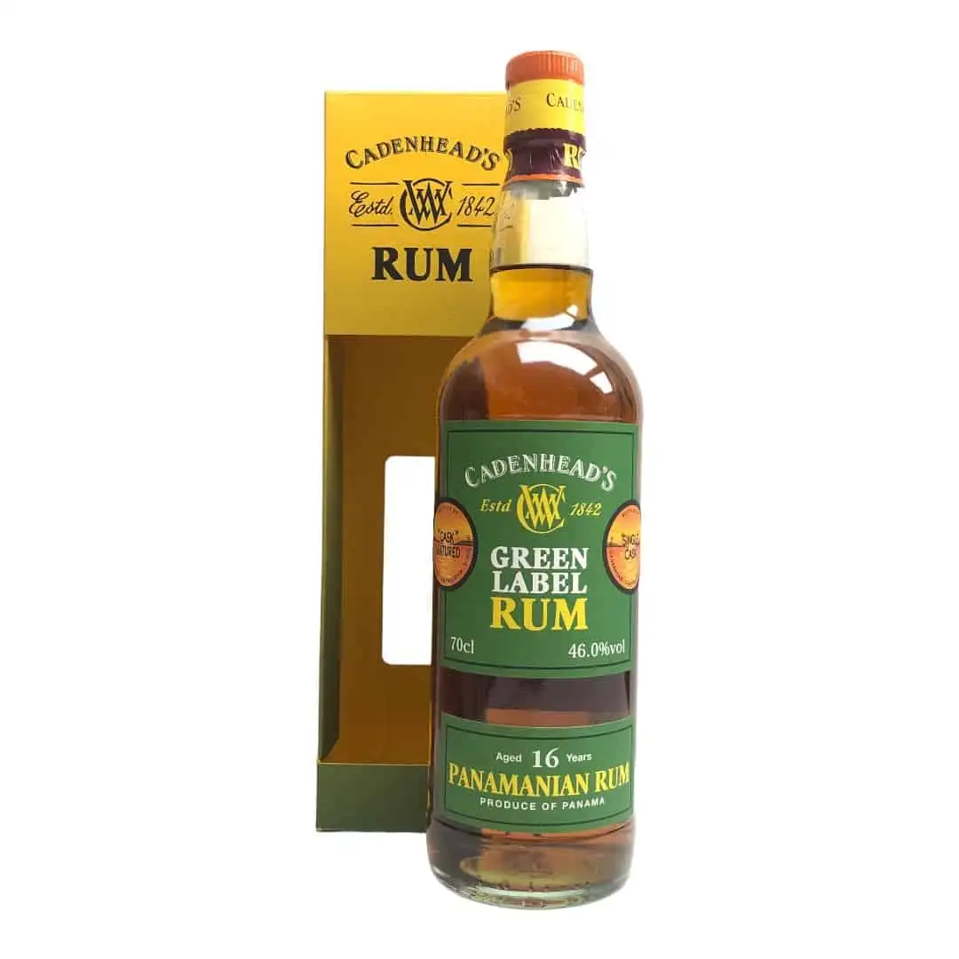 Bottle of Cadenhead‘s Green Label Panama Rum