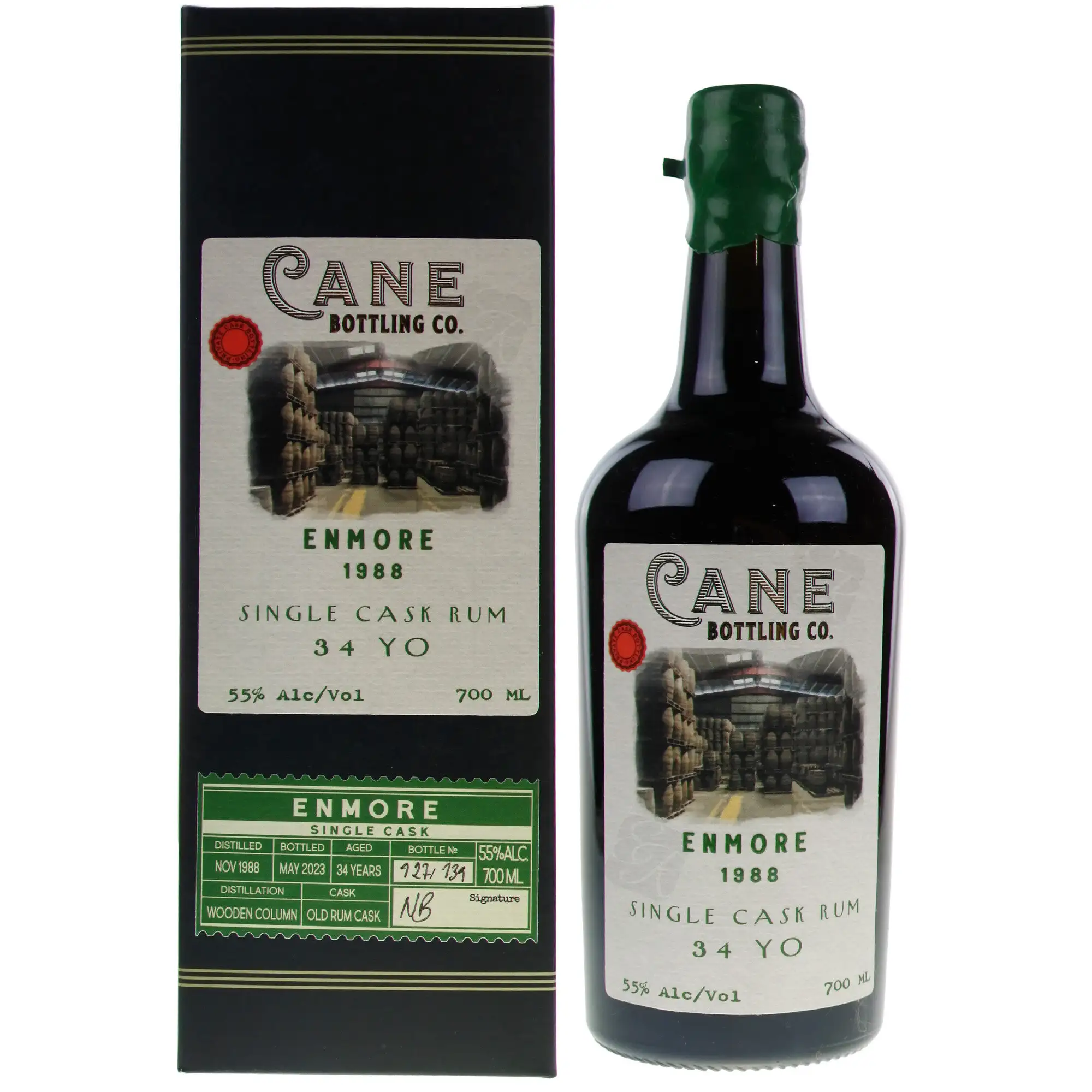 Image of the front of the bottle of the rum Single Cask Rum