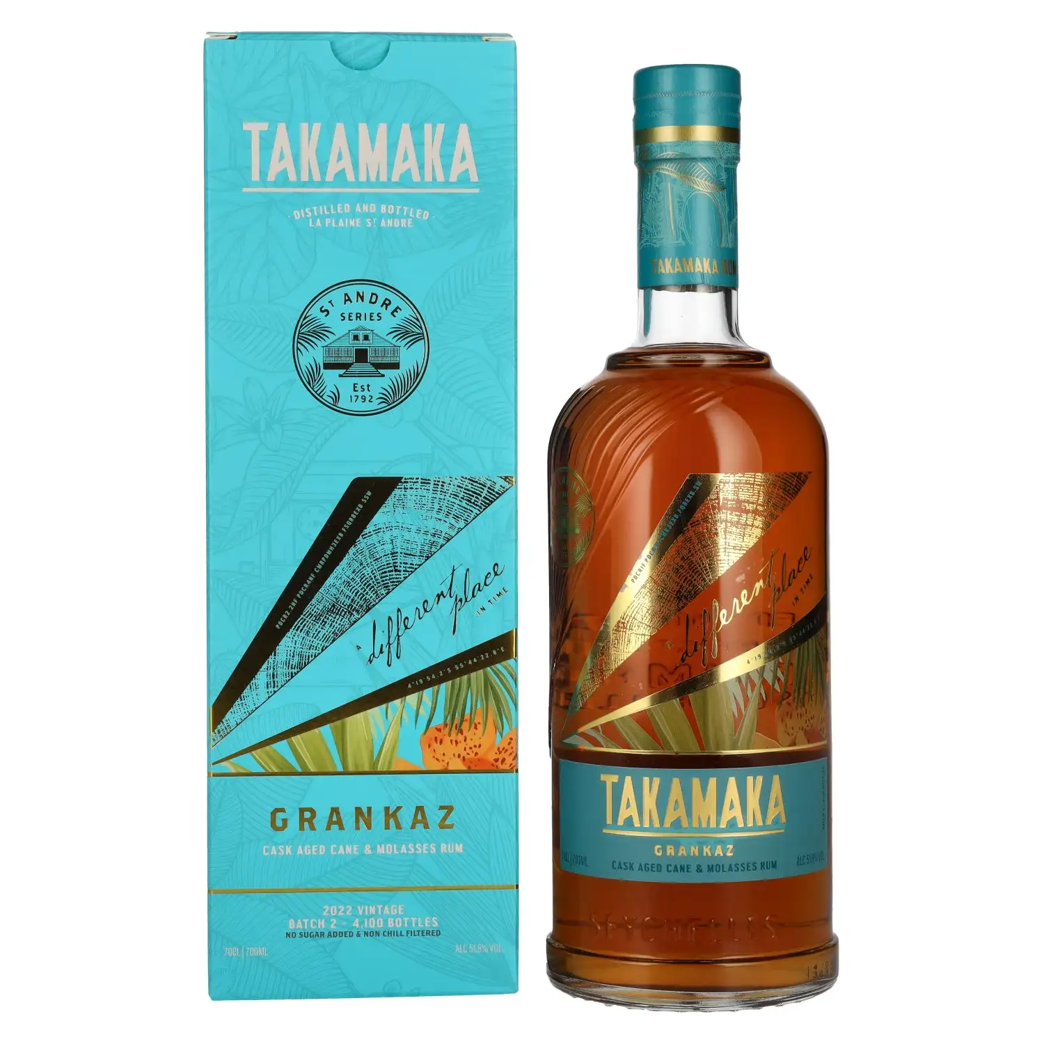 Image of the front of the bottle of the rumTakamaka Bay Grankaz (Batch 2)