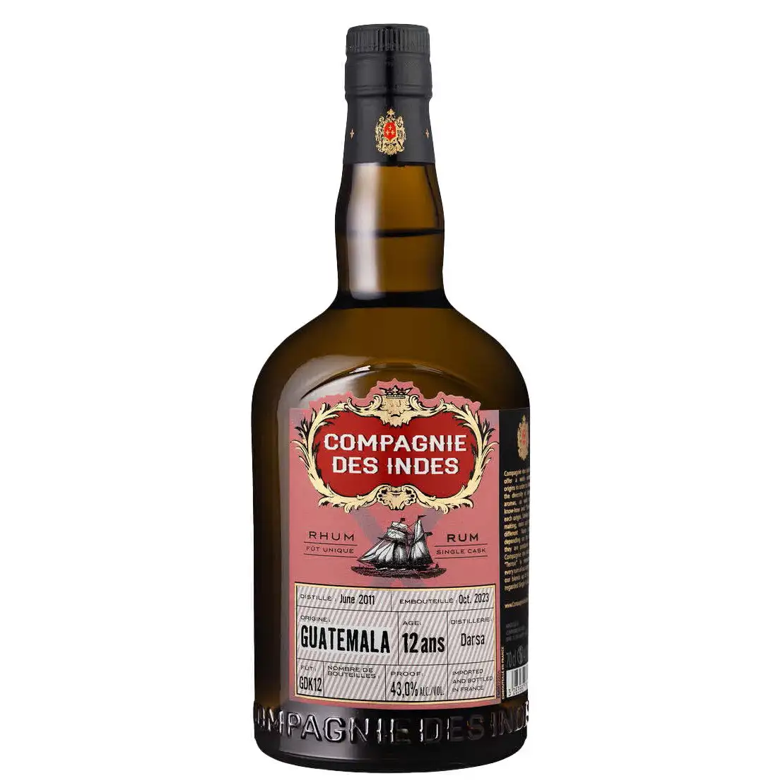 Bottle of CDI Darsa Guatemala 2011