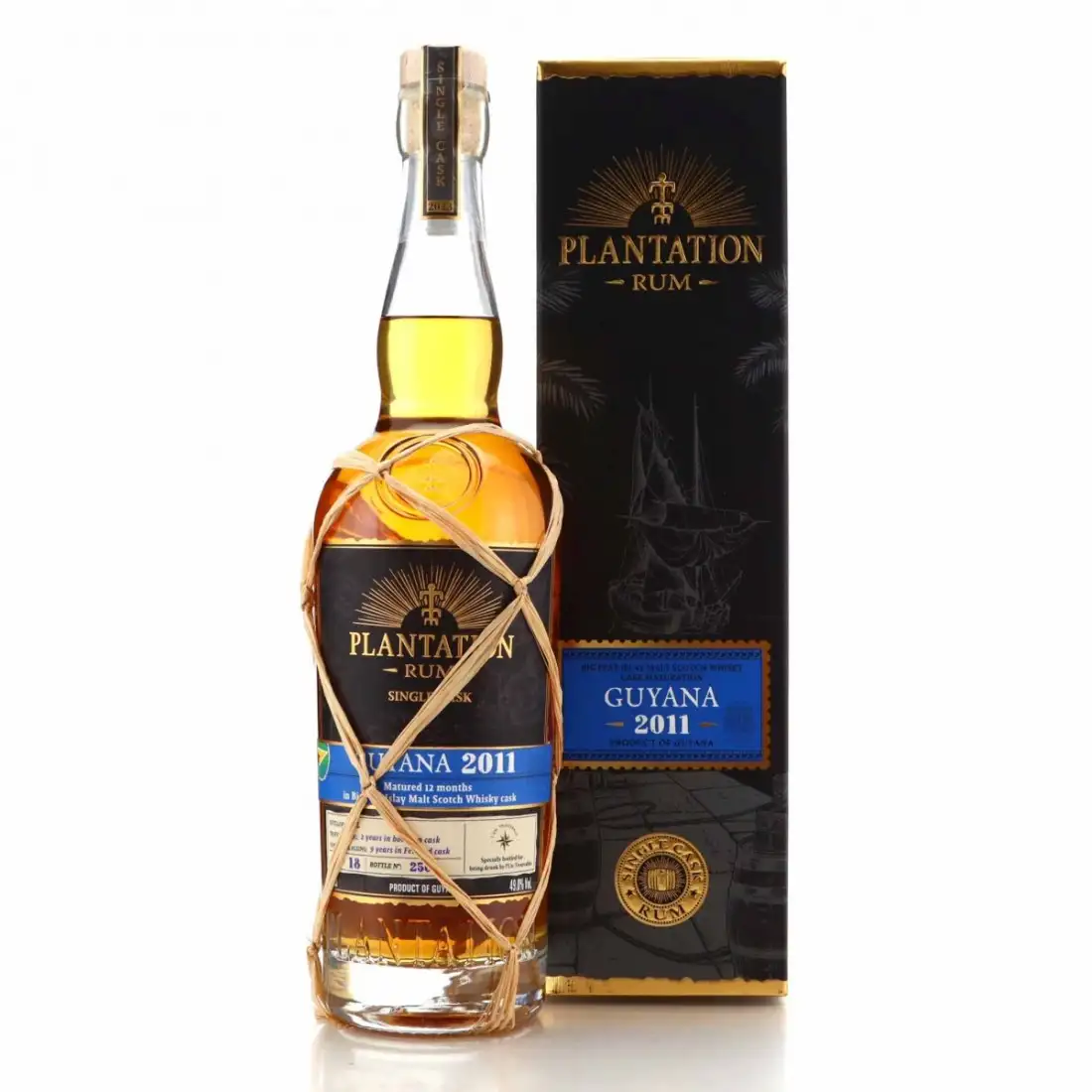 Image of the front of the bottle of the rumPlantation Guyana (Big Peat Islay Malt Scotch Whisky Cask)