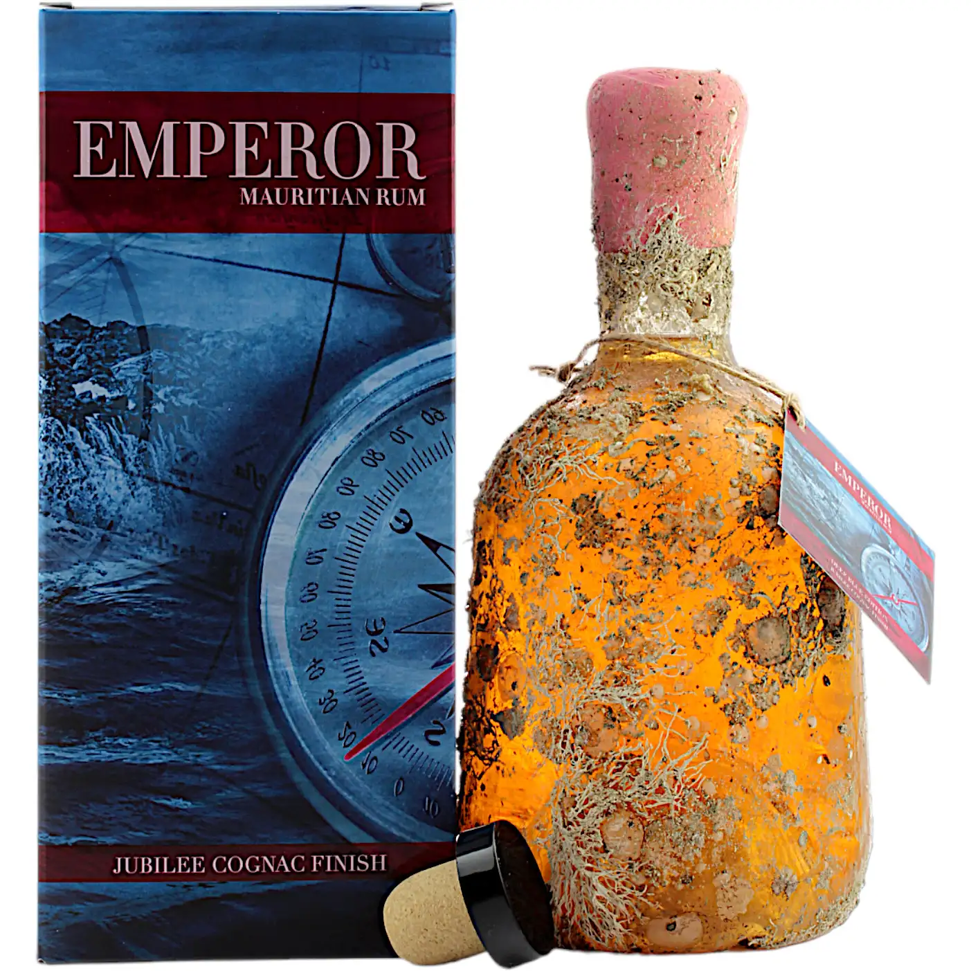 Image of the front of the bottle of the rumDeep Blue Cognac Finish (Edition Jubilee)