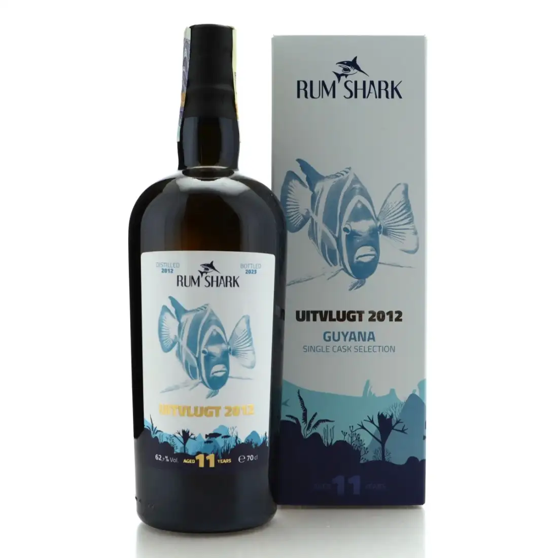 Image of the front of the bottle of the rumGuyana Single Cask Selection