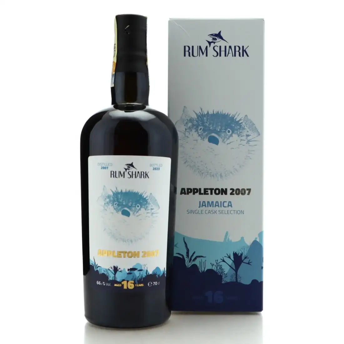 Image of the front of the bottle of the rumJamaica Single Cask Selection