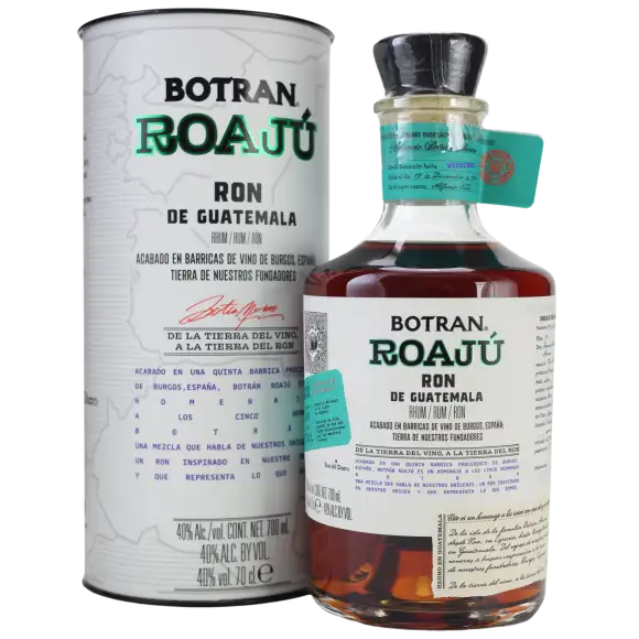 Image of the front of the bottle of the rumRon Botran Roajú (Batch 1)