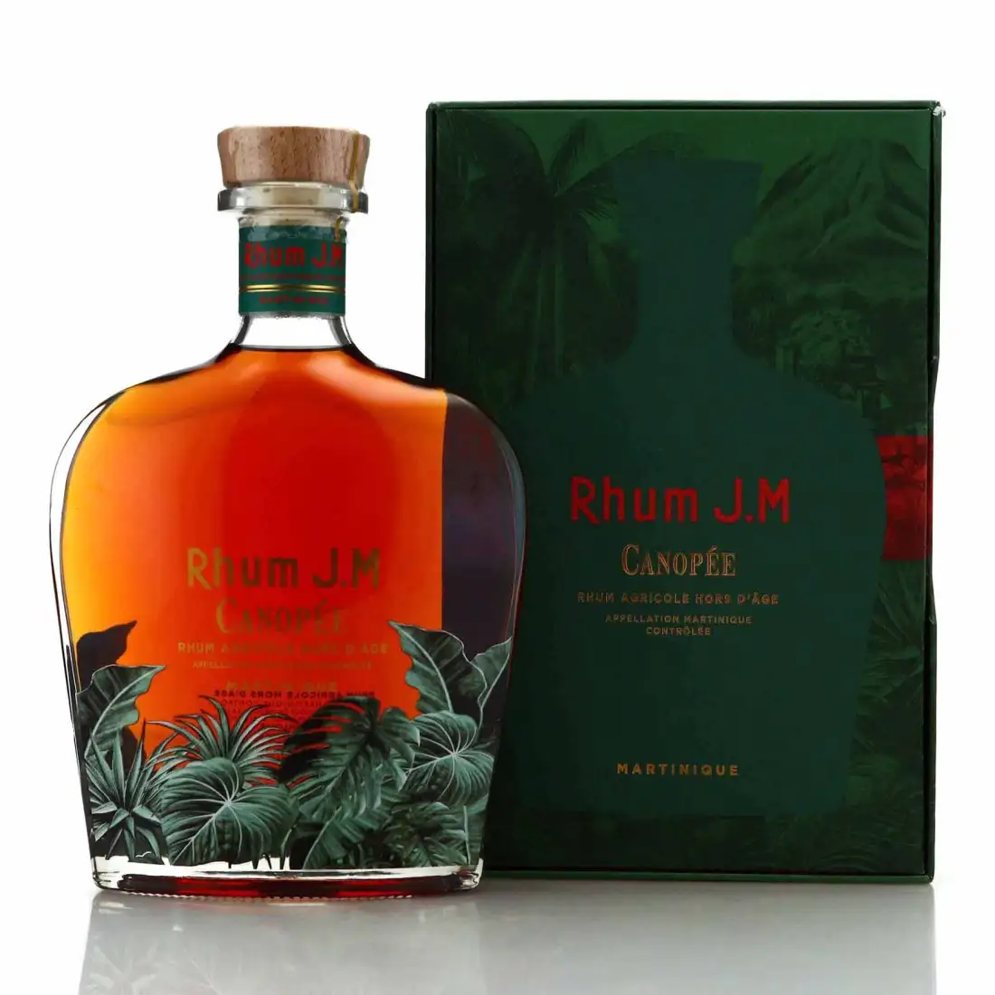 Image of the front of the bottle of the rum Canopée (Rhum Agricole Hors d'Âge)