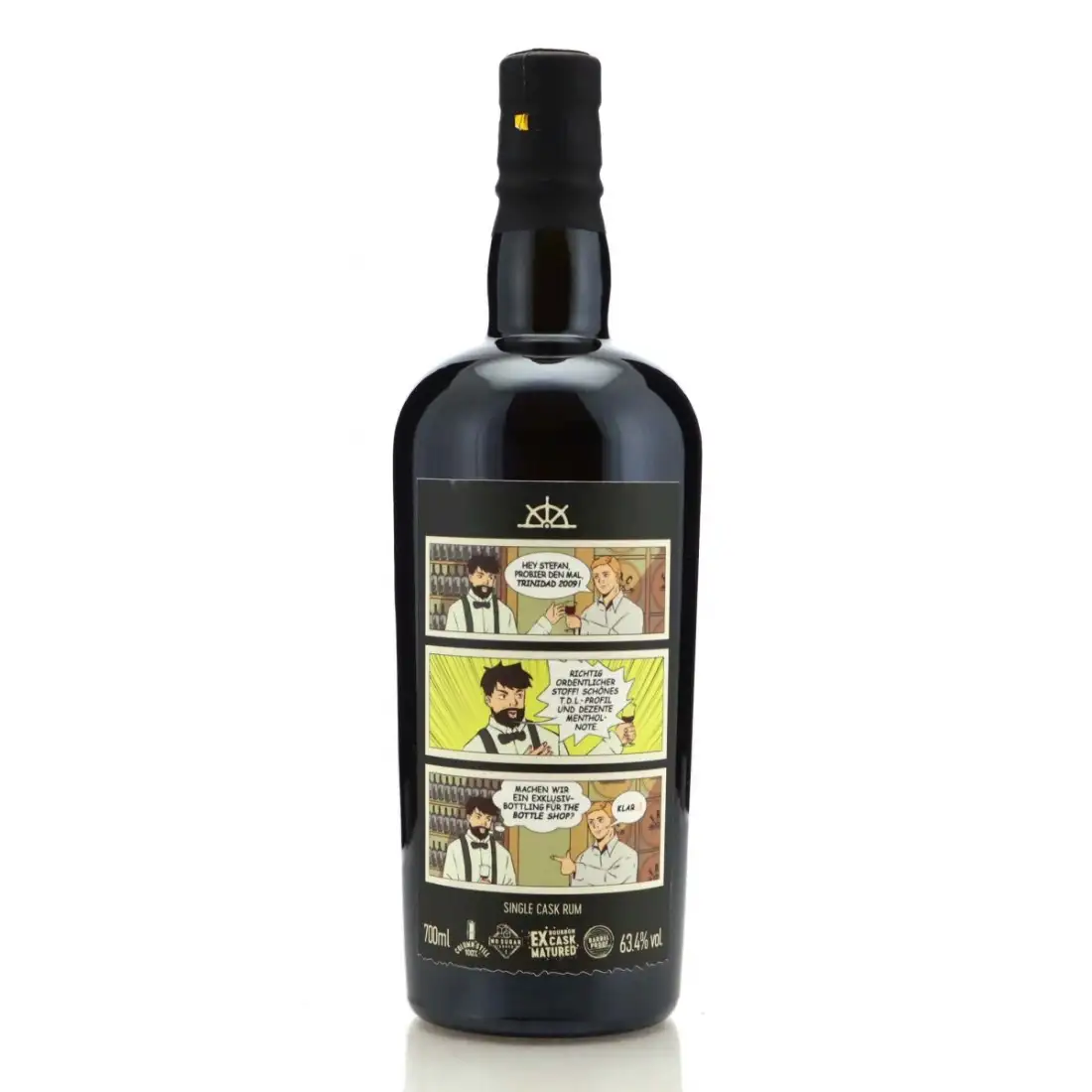 Image of the front of the bottle of the rumFlensburg Rum Company Exclusive for The Bottle Shop Heilbronn