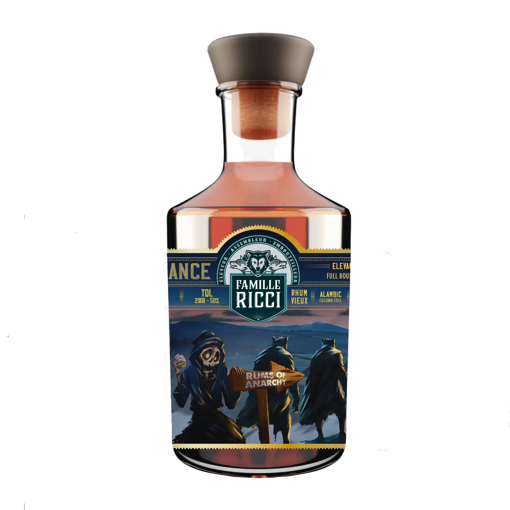 Image of the front of the bottle of the rumAlliance Rums of Anarchy