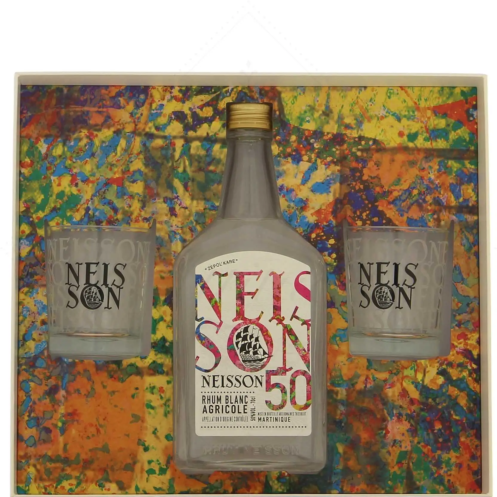 Bottle of Neisson Rhum Blanc Agricole Zepol'Kare