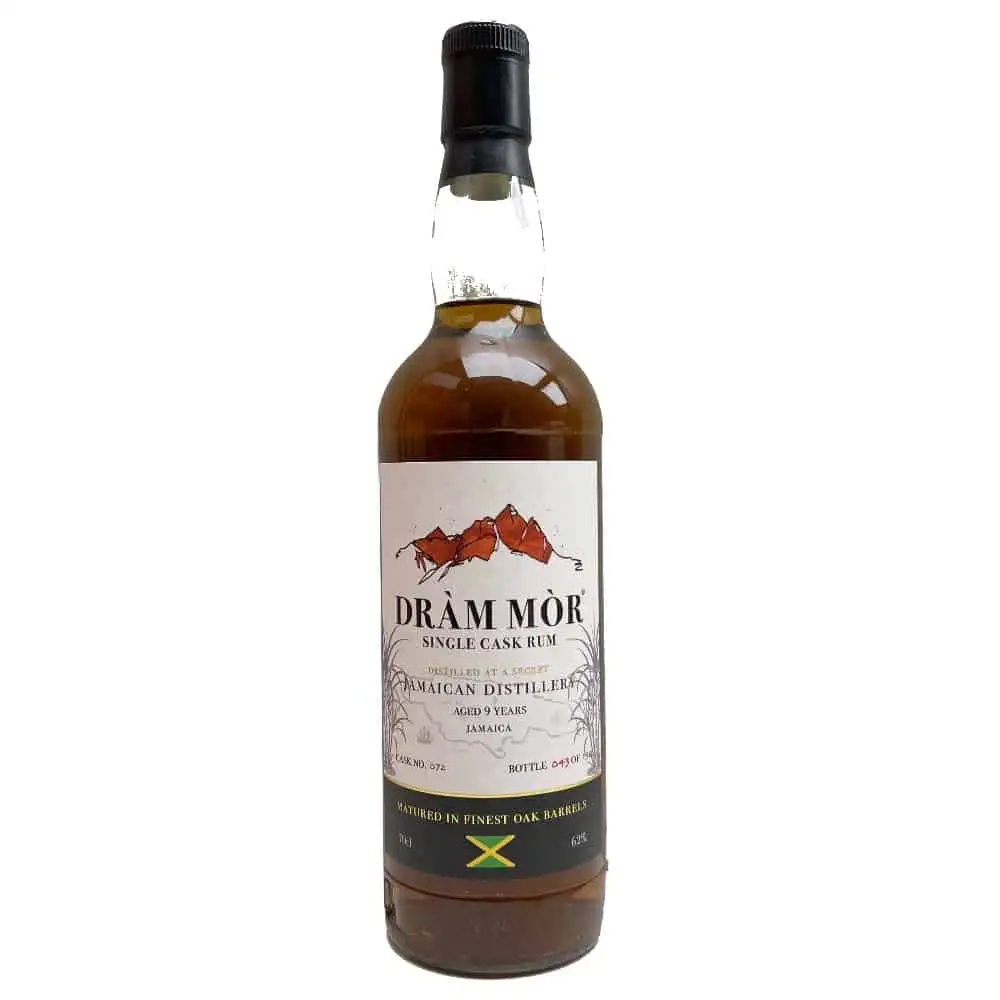 Bottle of Dràm Mòr Single Cask Rum