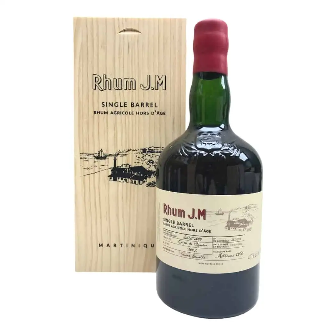 Bottle of Rhum J.M Single Barrel 2000
