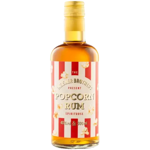 Bottle of Meisner Brothers Popcorn Rum