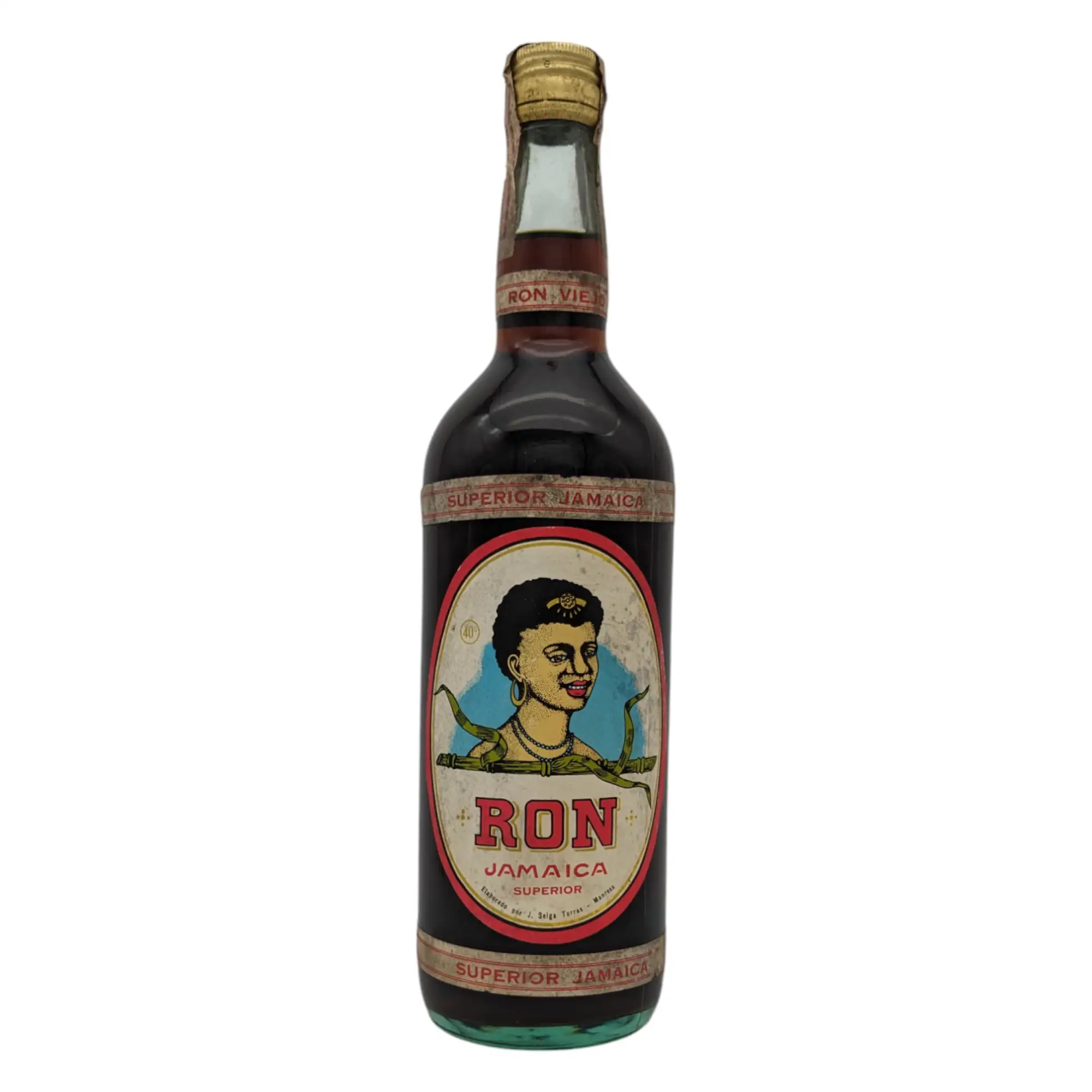 Image of the front of the bottle of the rumRon Jamaica Superior