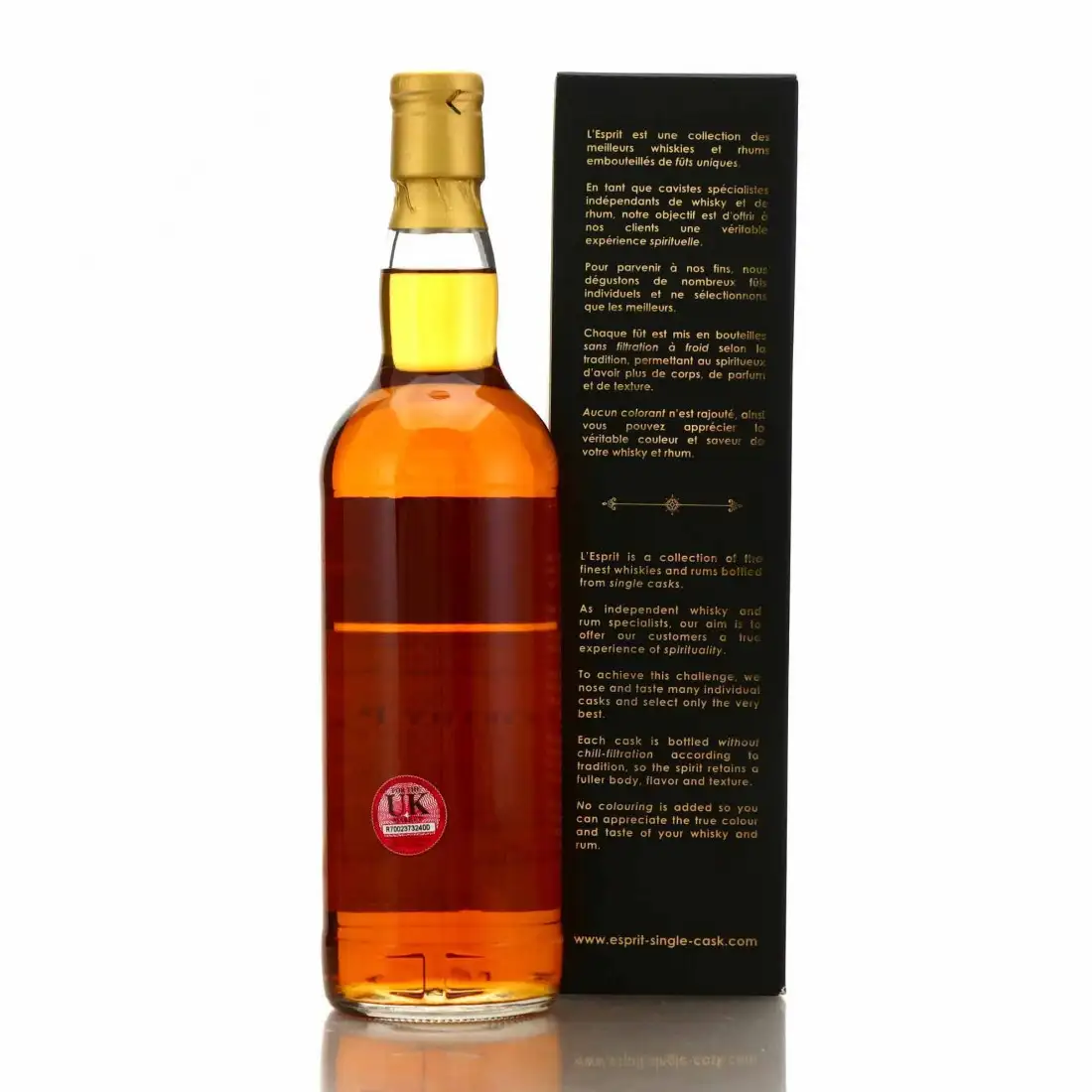 High resolution image of the bottle