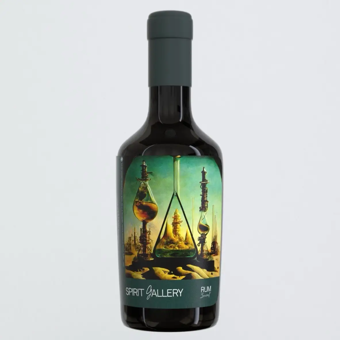 Image of the front of the bottle of the rum Secret Heavy