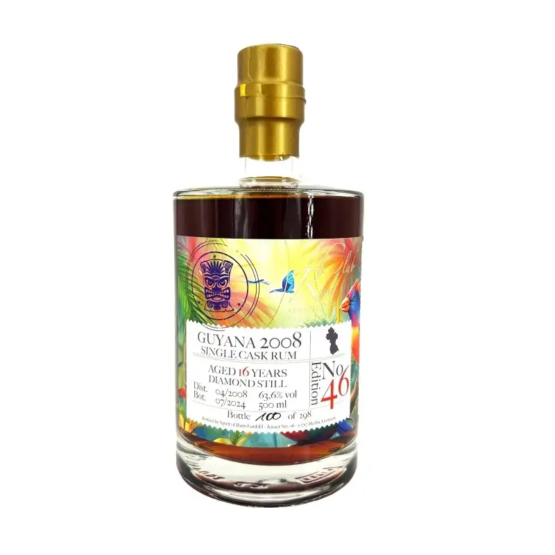 Image of the front of the bottle of the rum Rumclub Private Selection Ed. 46 MDS