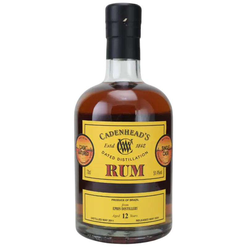 Image of the front of the bottle of the rum2011