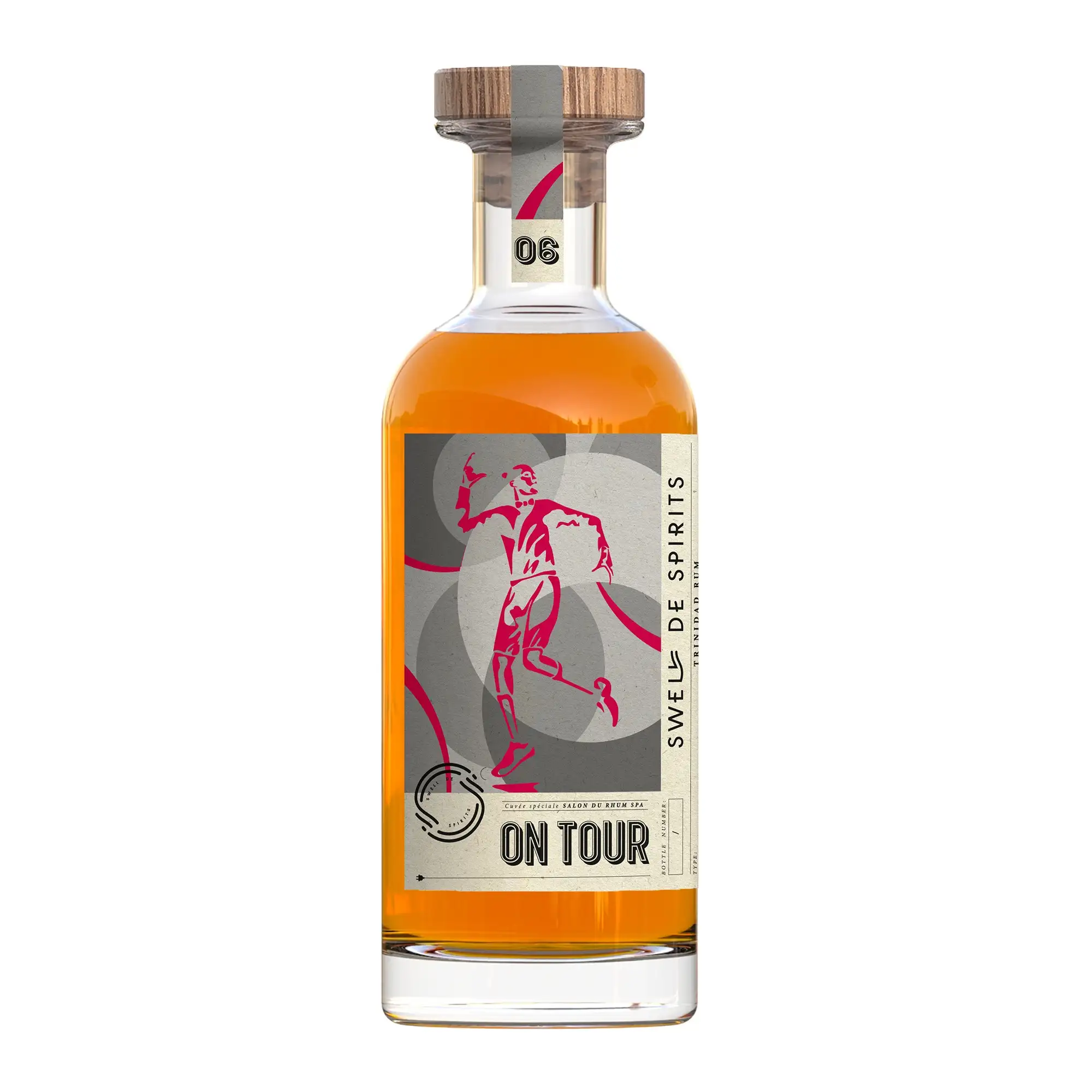 Image of the front of the bottle of the rumOn Tour N°6 (Salon du Rhum 2024)