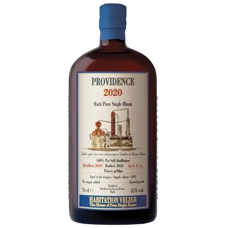 Image of the front of the bottle of the rumProvidence Haiti Pure Single Rhum