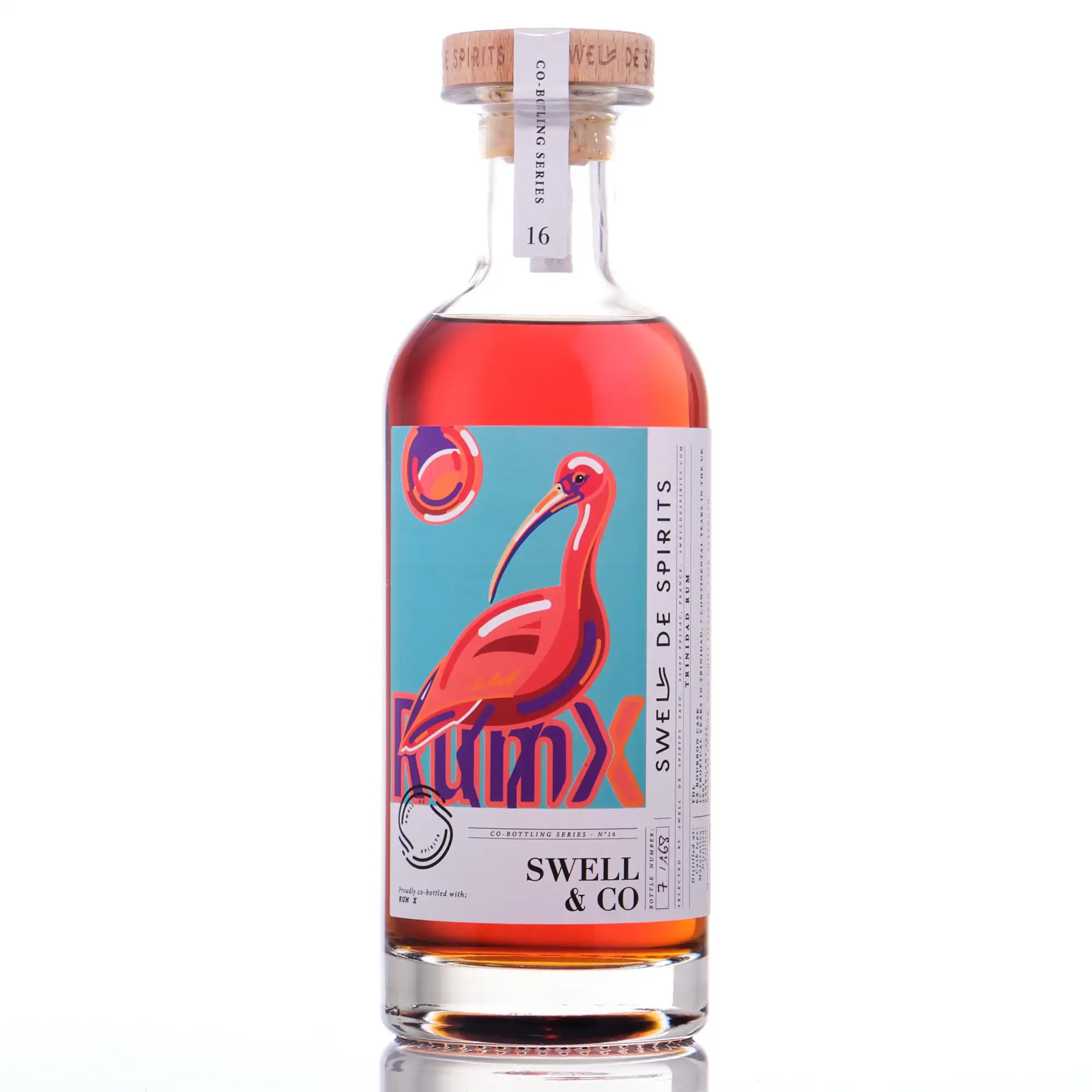 Bottle of Swell de Spirits T.D.L Swell & Co. (RumX) 2001