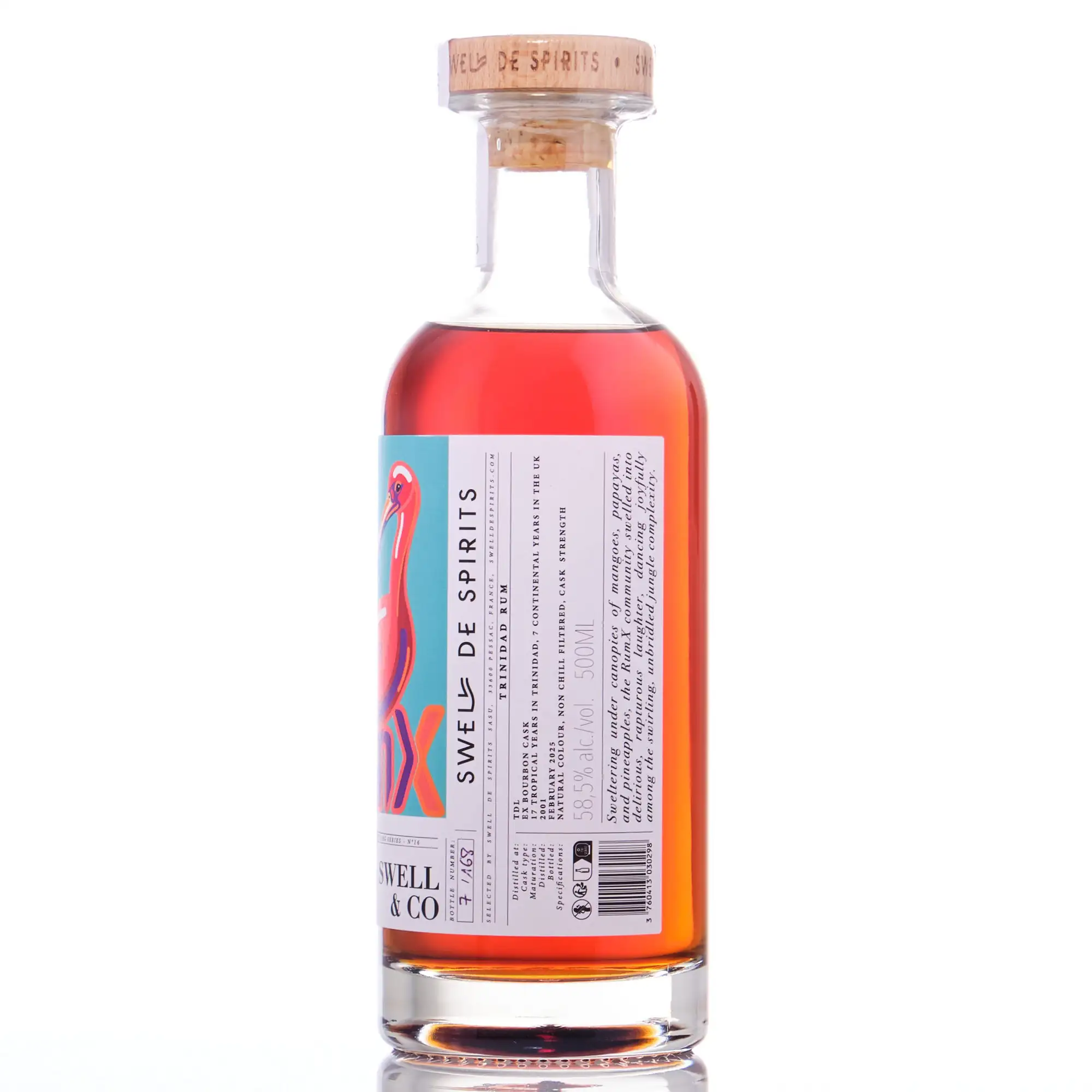 High resolution image of Swell de Spirits T.D.L Swell & Co. (RumX) 2001