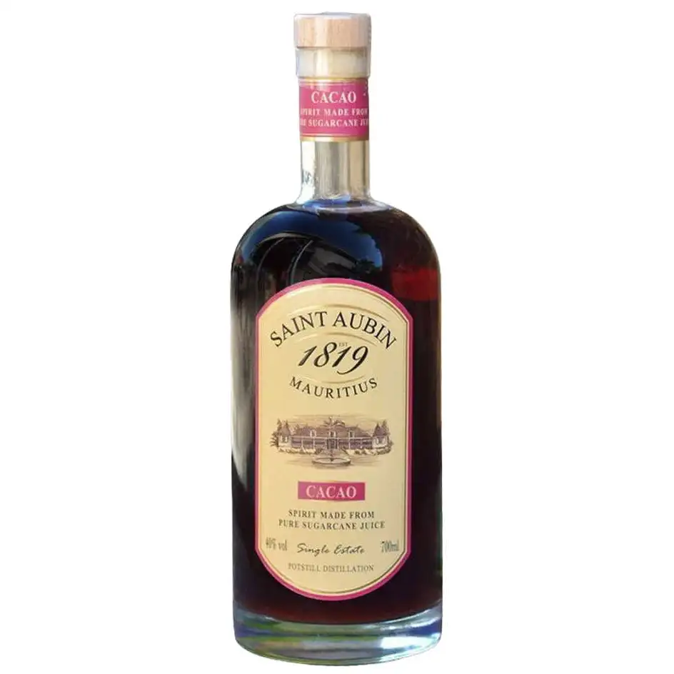 Bottle of Saint Aubin Rhum Extra Premium Cacao