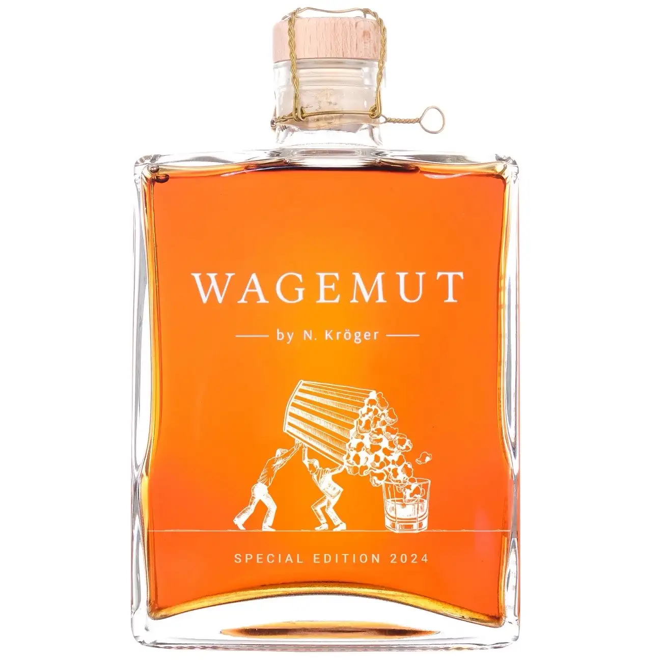 Image of the front of the bottle of the rumWagemut Special Edition 2024