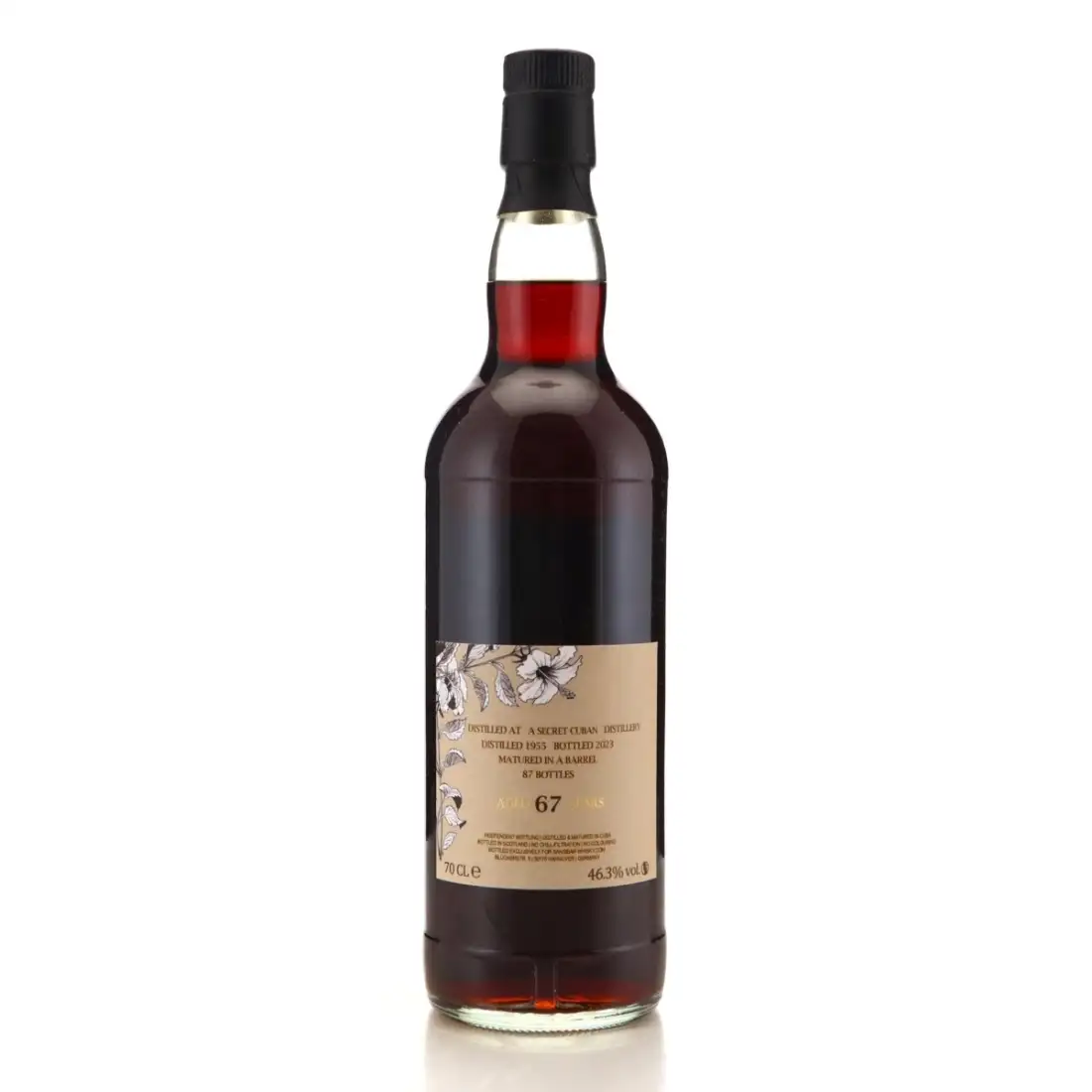 High resolution image of Sansibar Rare Old Cuban Rum (DeinWhisky.de) 1955