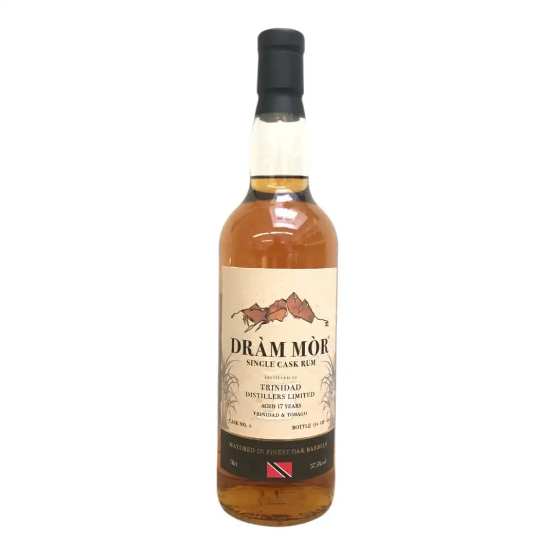 Bottle of Dràm Mòr T.D.L Single Cask Rum 2007