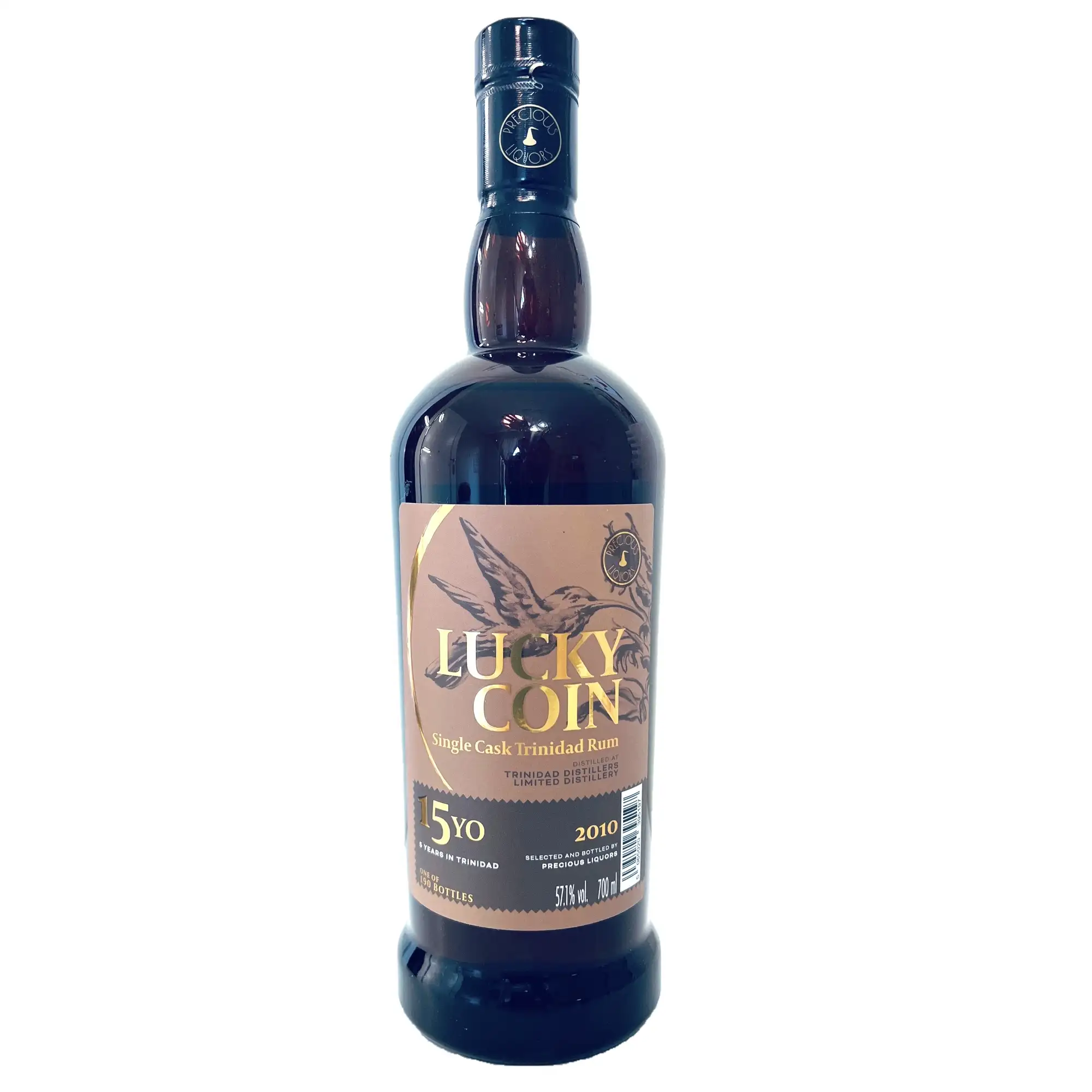 Bottle of Precious Liquors T.D.L Lucky Coin 2010
