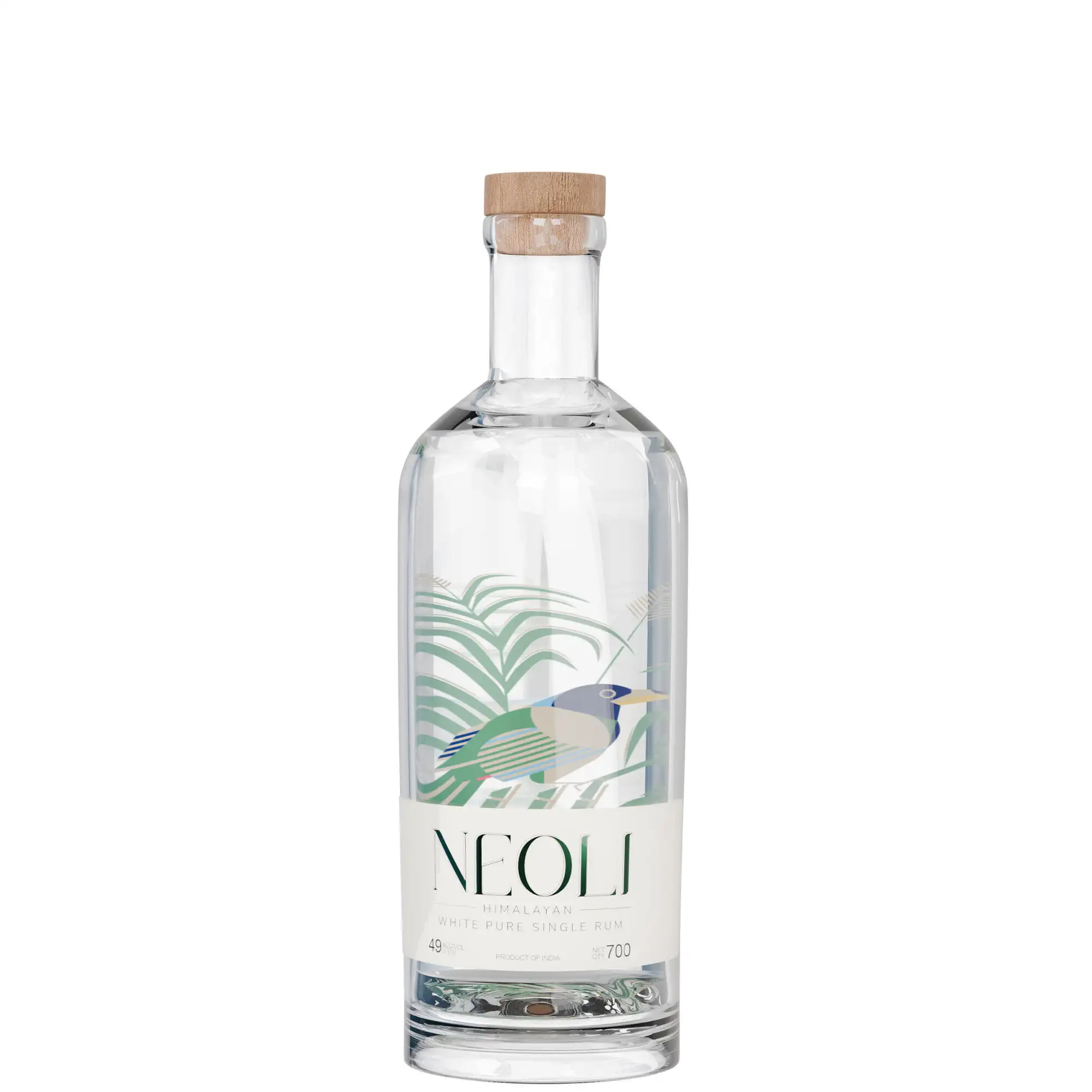 Bottle of Himmaleh Spirits Neoli Himalayan White Pure Single Rum