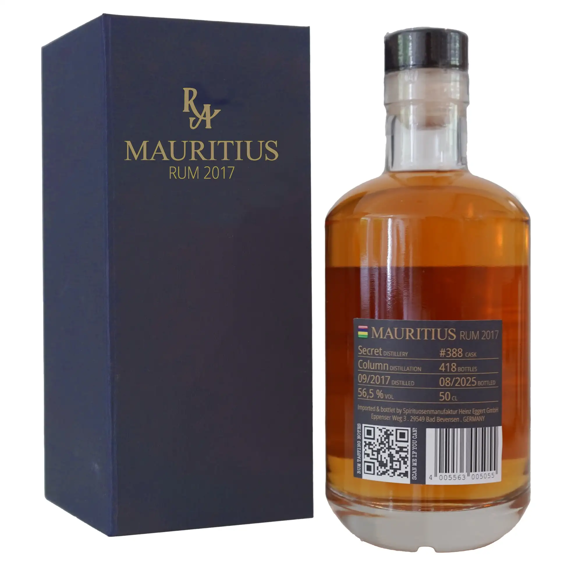 High resolution image of RA Mauritius Rum 2017