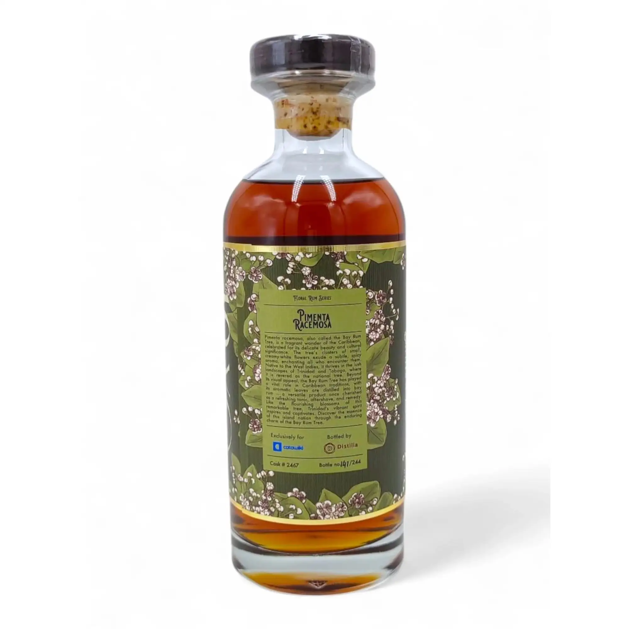High resolution image of Distilia T.D.L Floral Rum Series Pimenta Racemosa (Catawiki) 2005