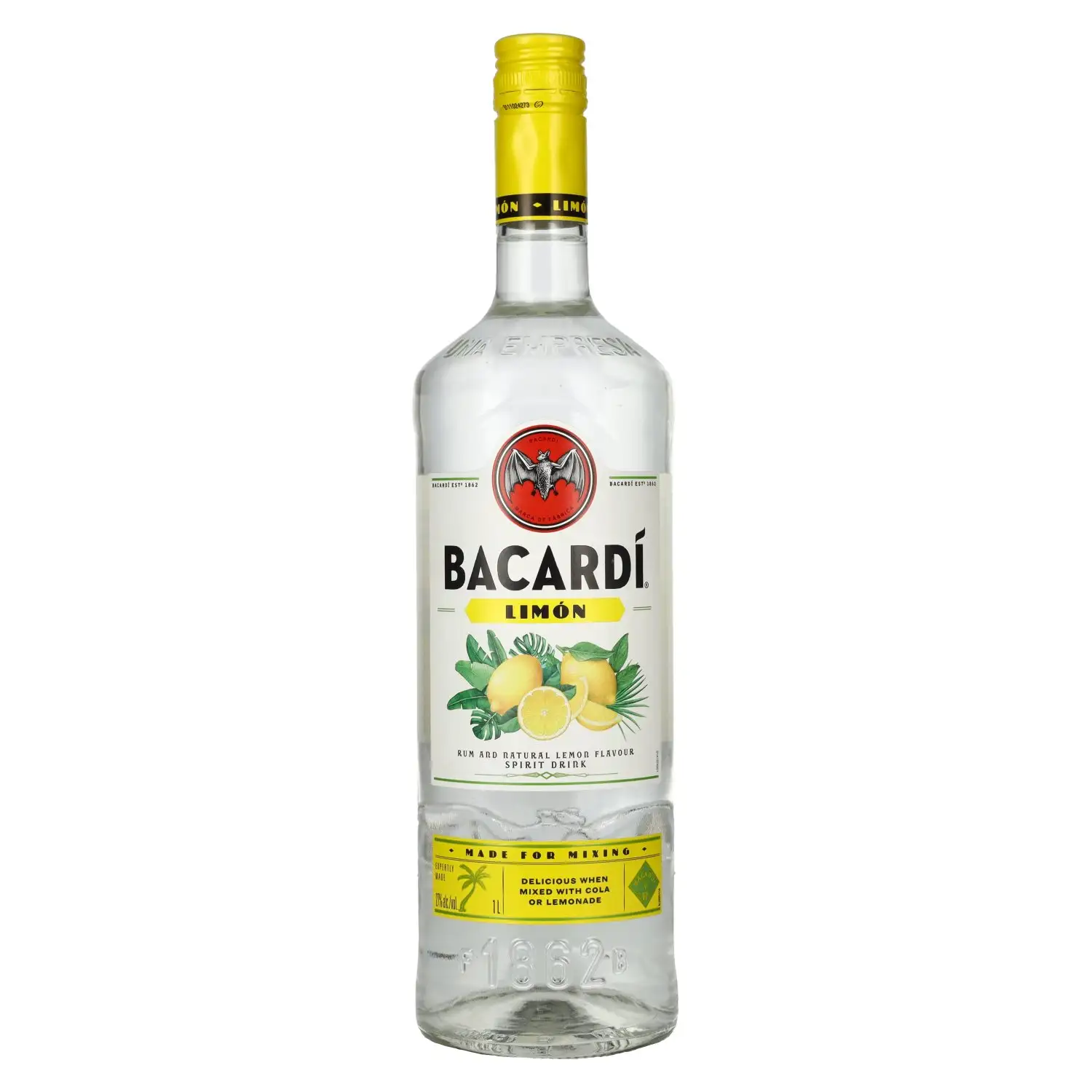 Bottle of Bacardi Limón