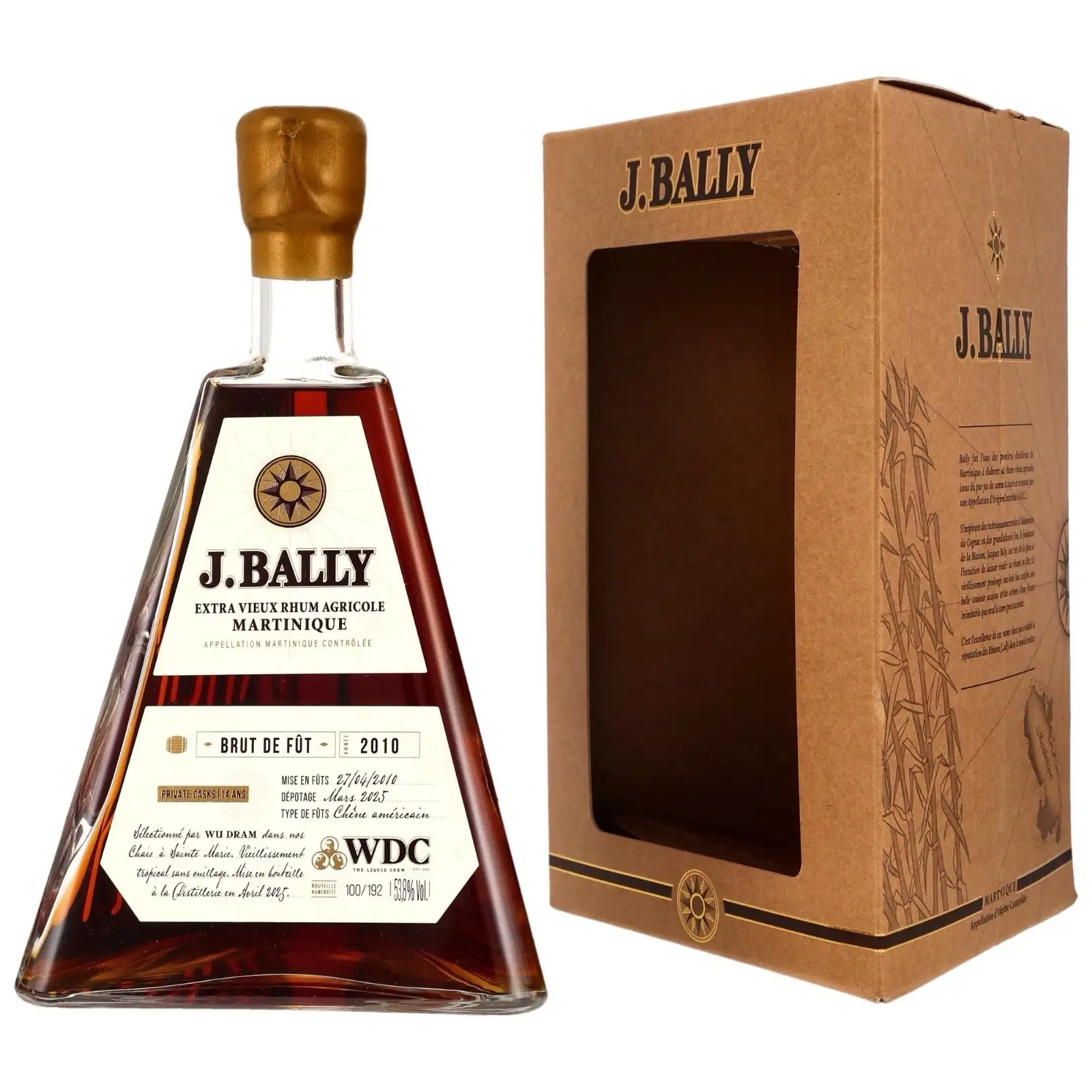 Bottle of Wu Dram Clan J. Bally Brut de Fût 2010
