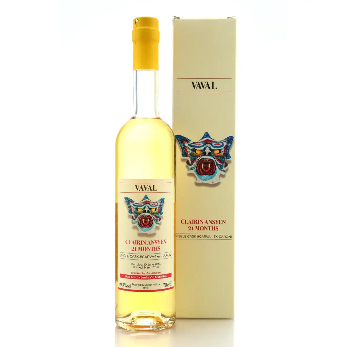 Bottle of Velier Arawaks Clairin Ansyen 21 months 2016