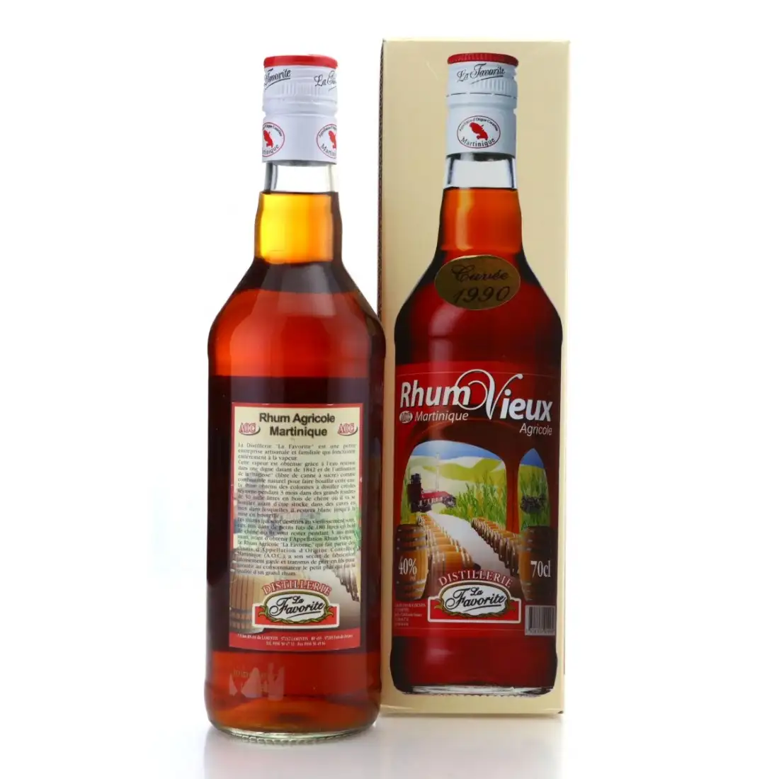 High resolution image of La Favorite Rhum Vieux 1990