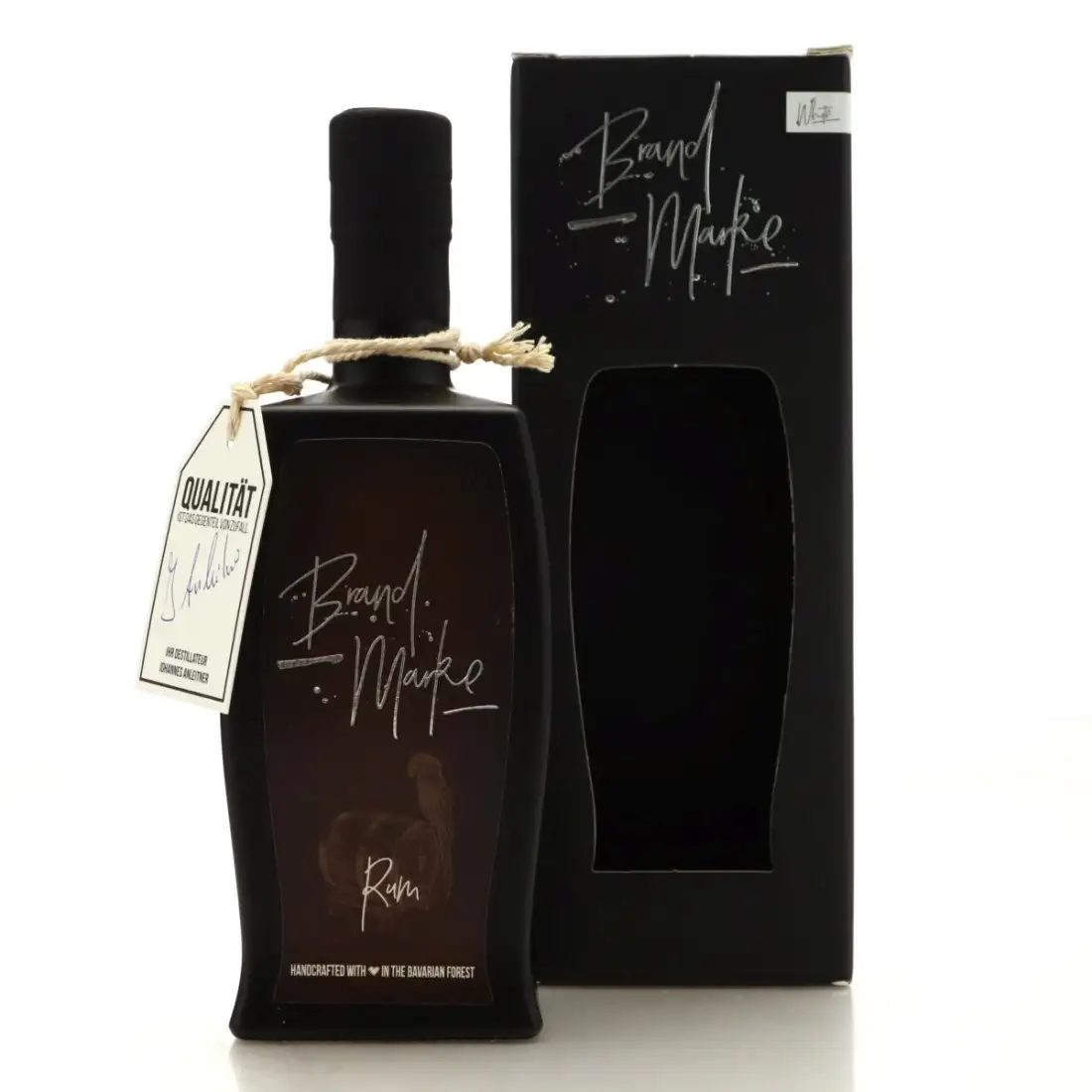 Bottle of Brand Marke White Rum 2016